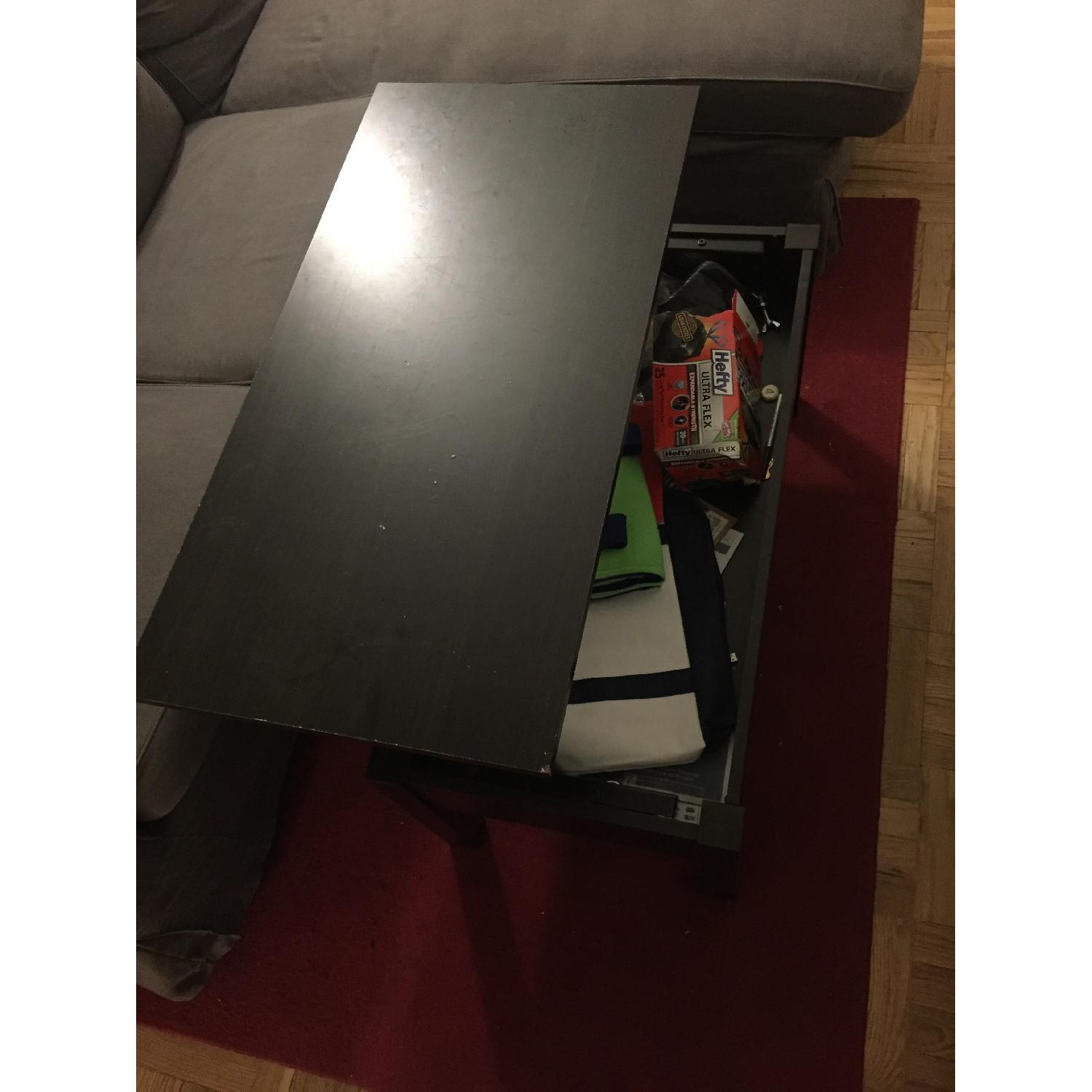 Charleston Cut & Loop Patterned Olefin Red Area Rug - image-3