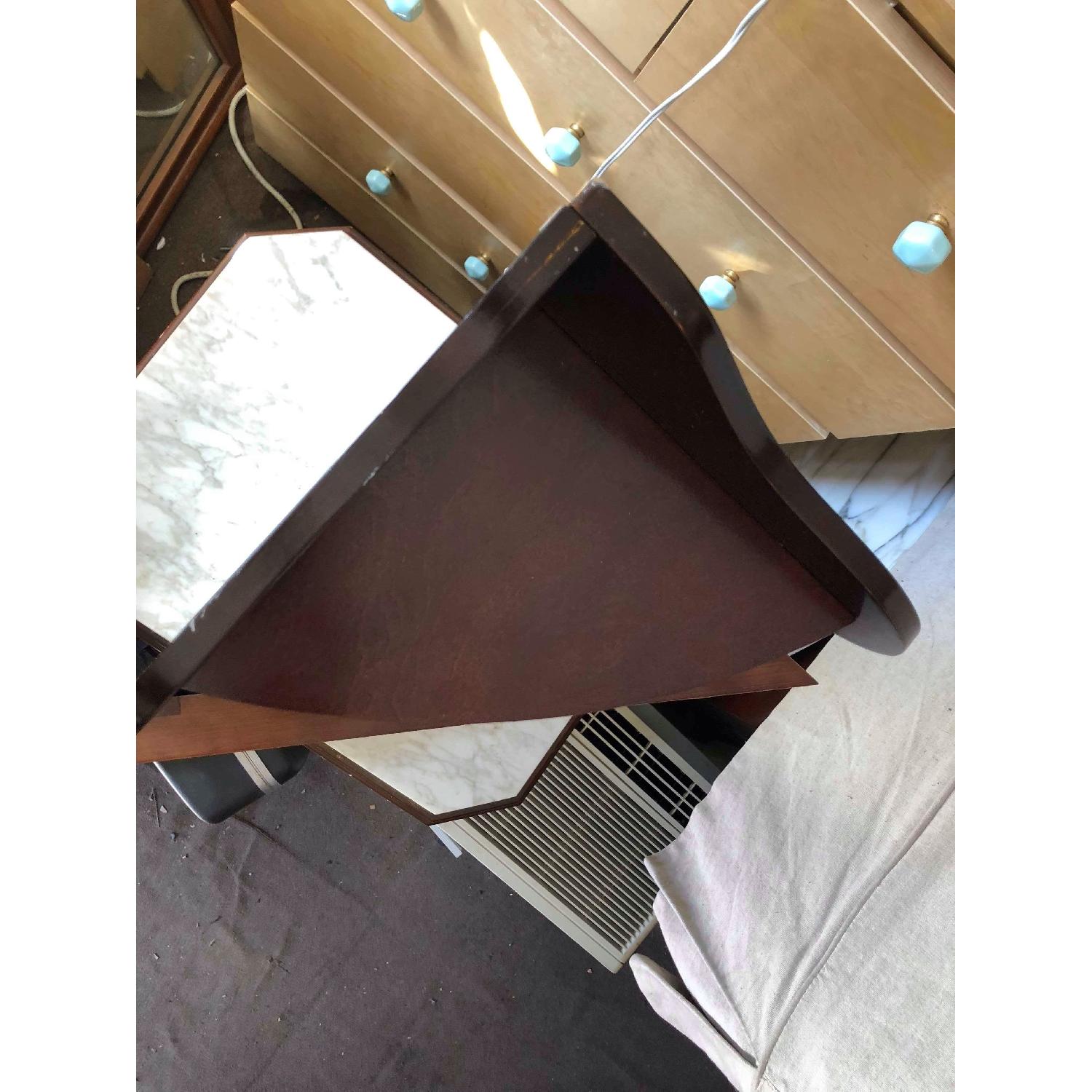 Mahogany Hanging Corner Cabinet - image-10