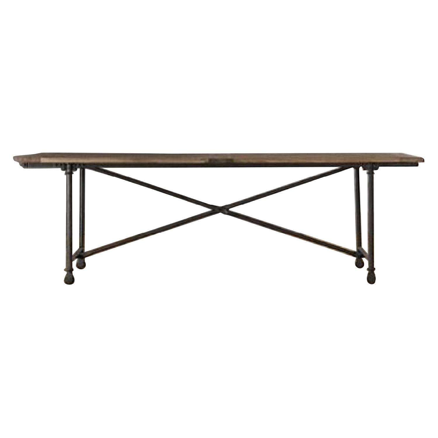 Restoration Hardware Flatiron Rectangular Dining Table AptDeco