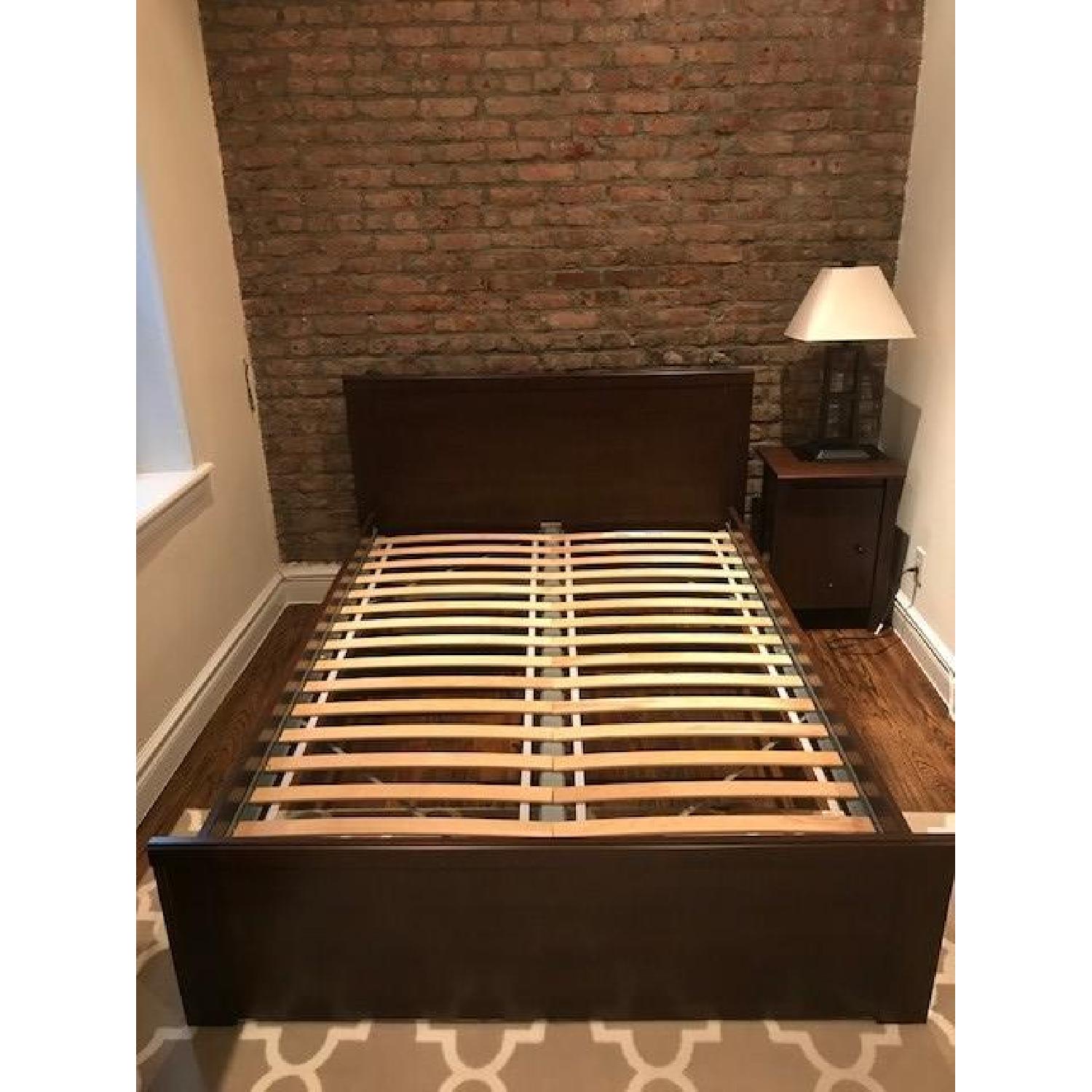 Ikea Brusali Full Bed Frame AptDeco