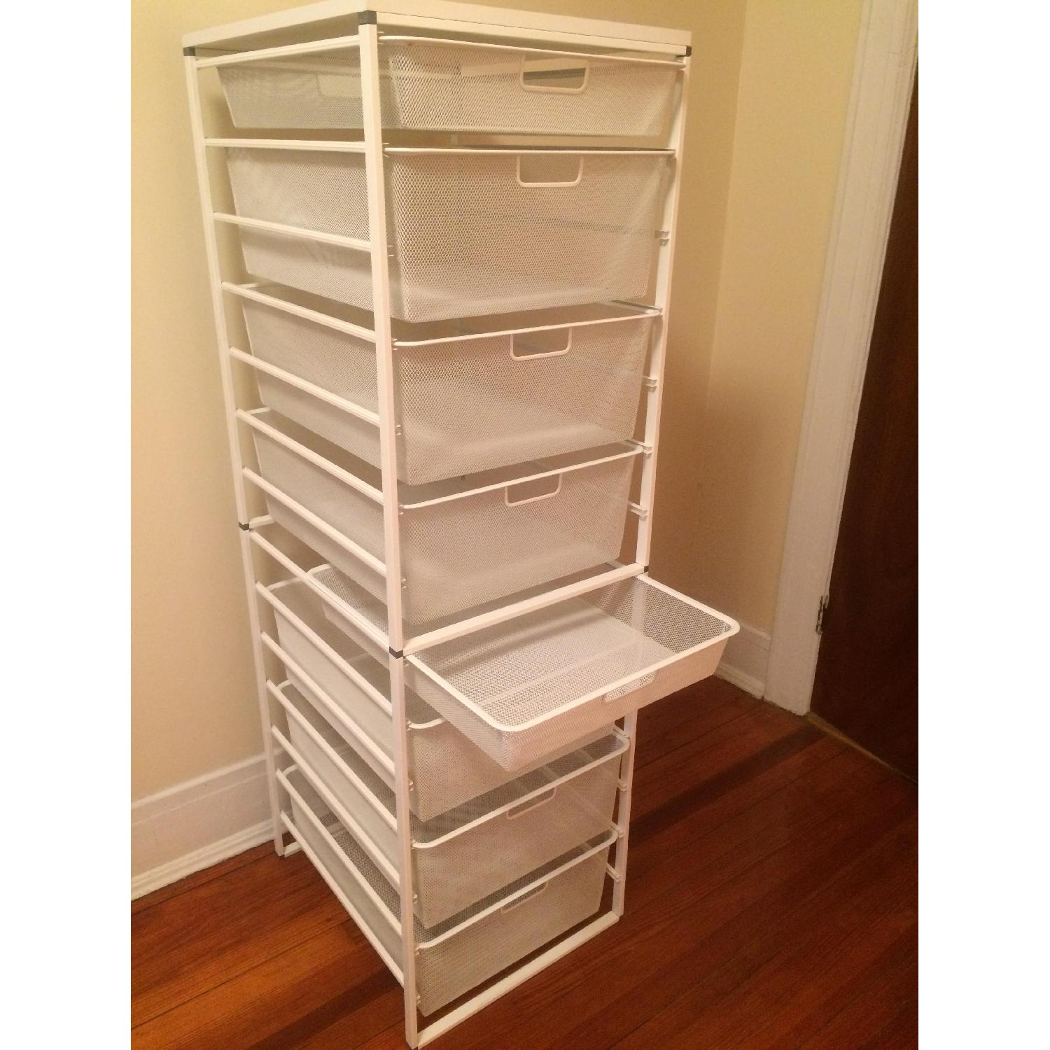 Container Store Elfa Stacked Storage AptDeco