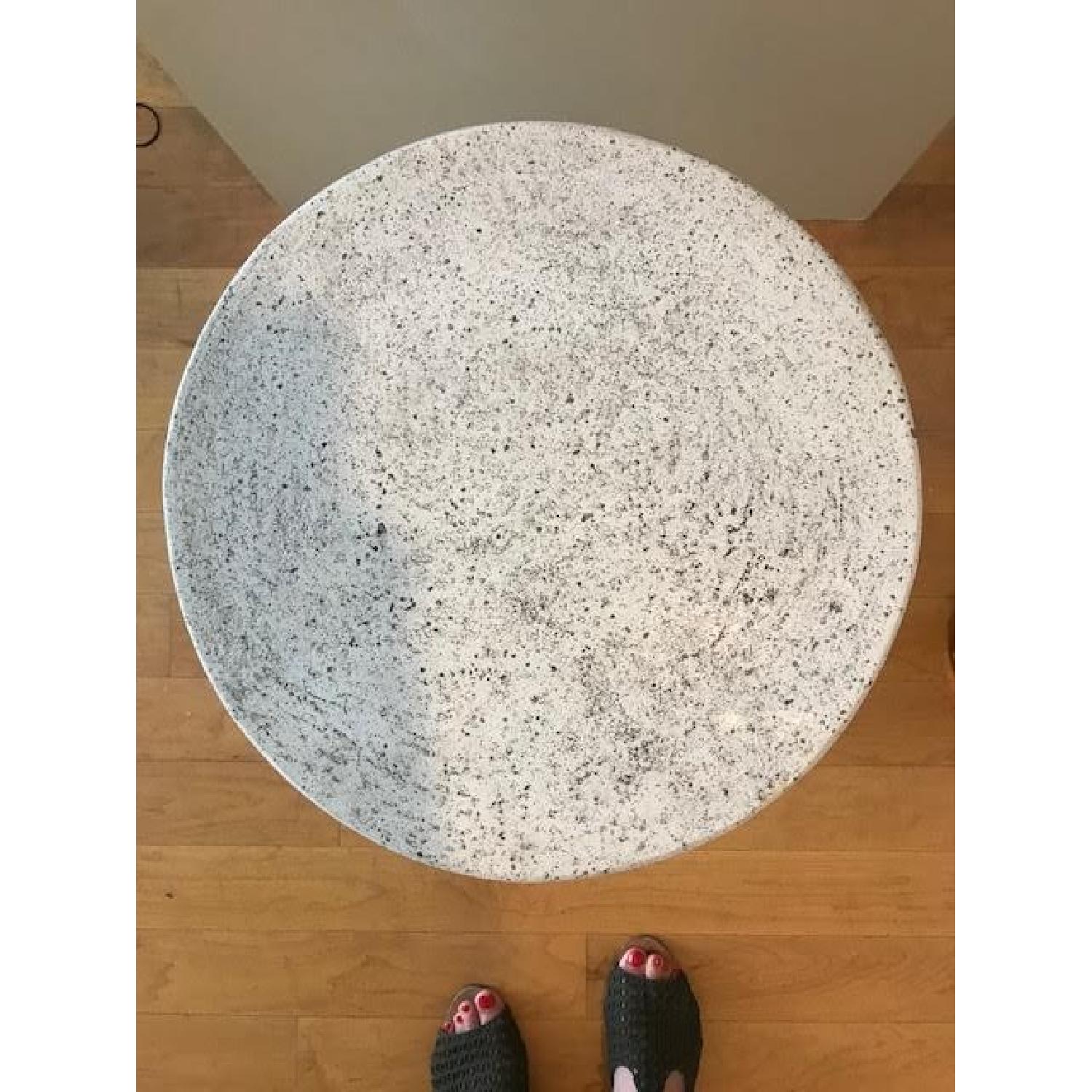 Crate & Barrel Crest Outdoor/Patio Side Table/Stool - image-3