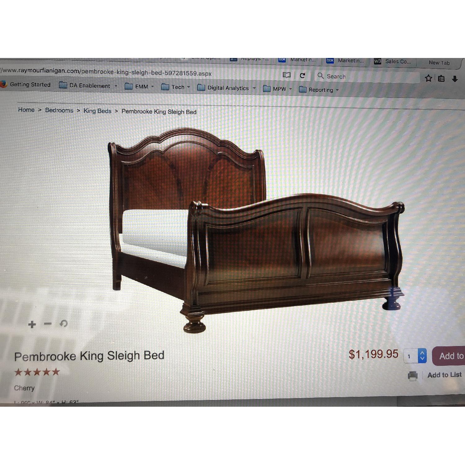 Raymour & Flanigan Pembrooke King Size Bed - image-5