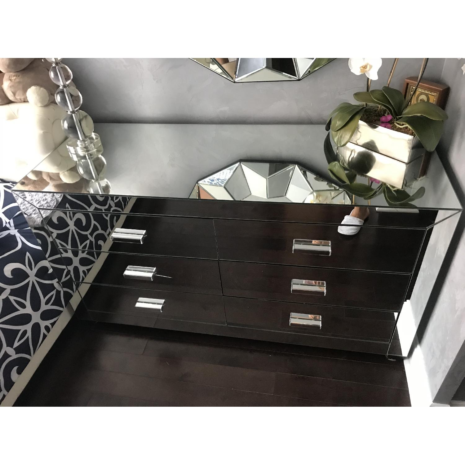 Neiman Marcus Clairmonte Mirrored Dresser - image-3