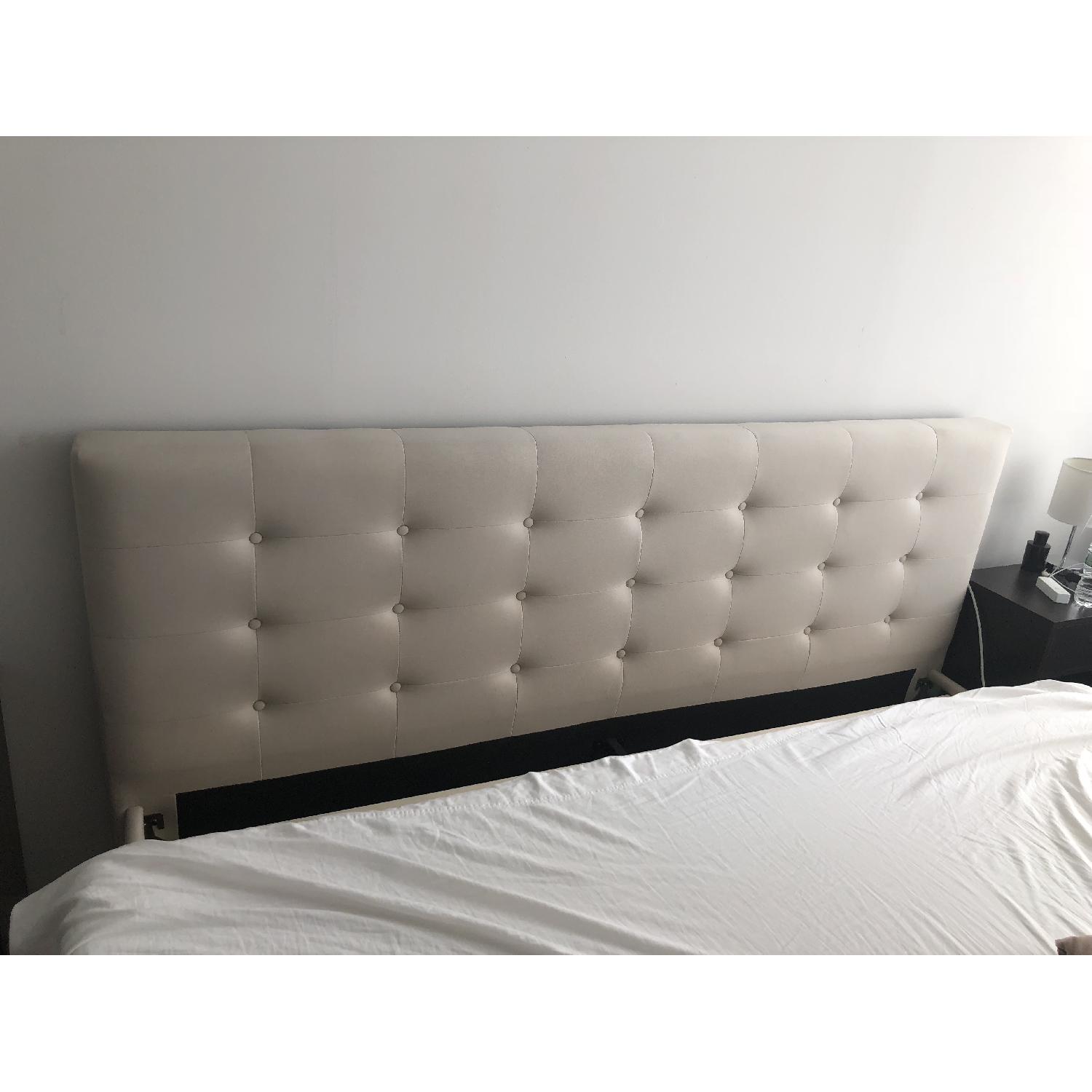 Zinus Upholstered Button Tufted Platform King Size Bed - image-2