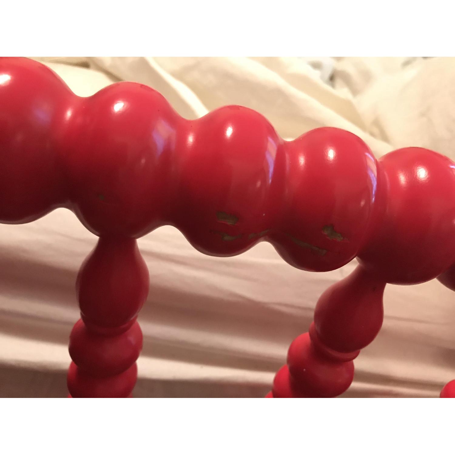 Crate & Barrel Jenny Lind Raspberry Full Bed - image-3