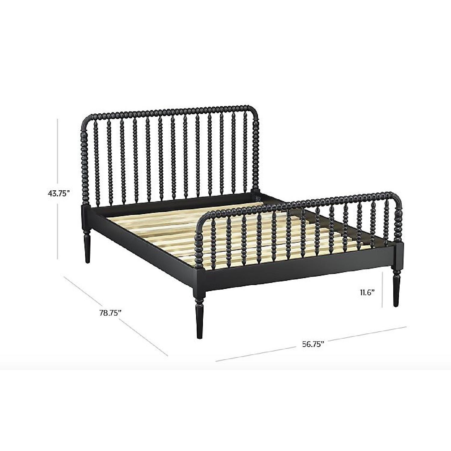 Crate & Barrel Jenny Lind Raspberry Full Bed - image-4