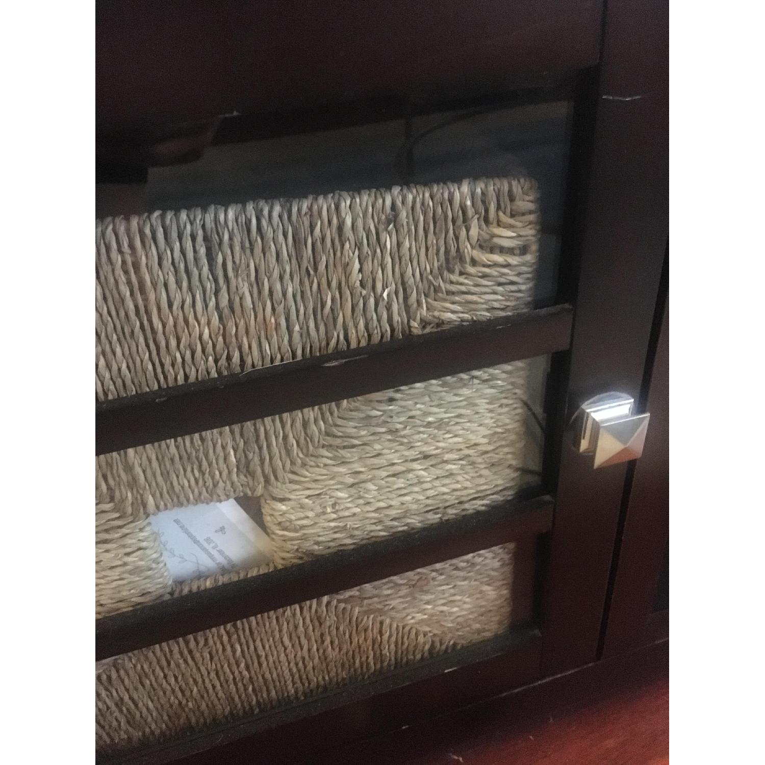 dCOR Design Brown Wood TV Stand w/ Storage - image-4