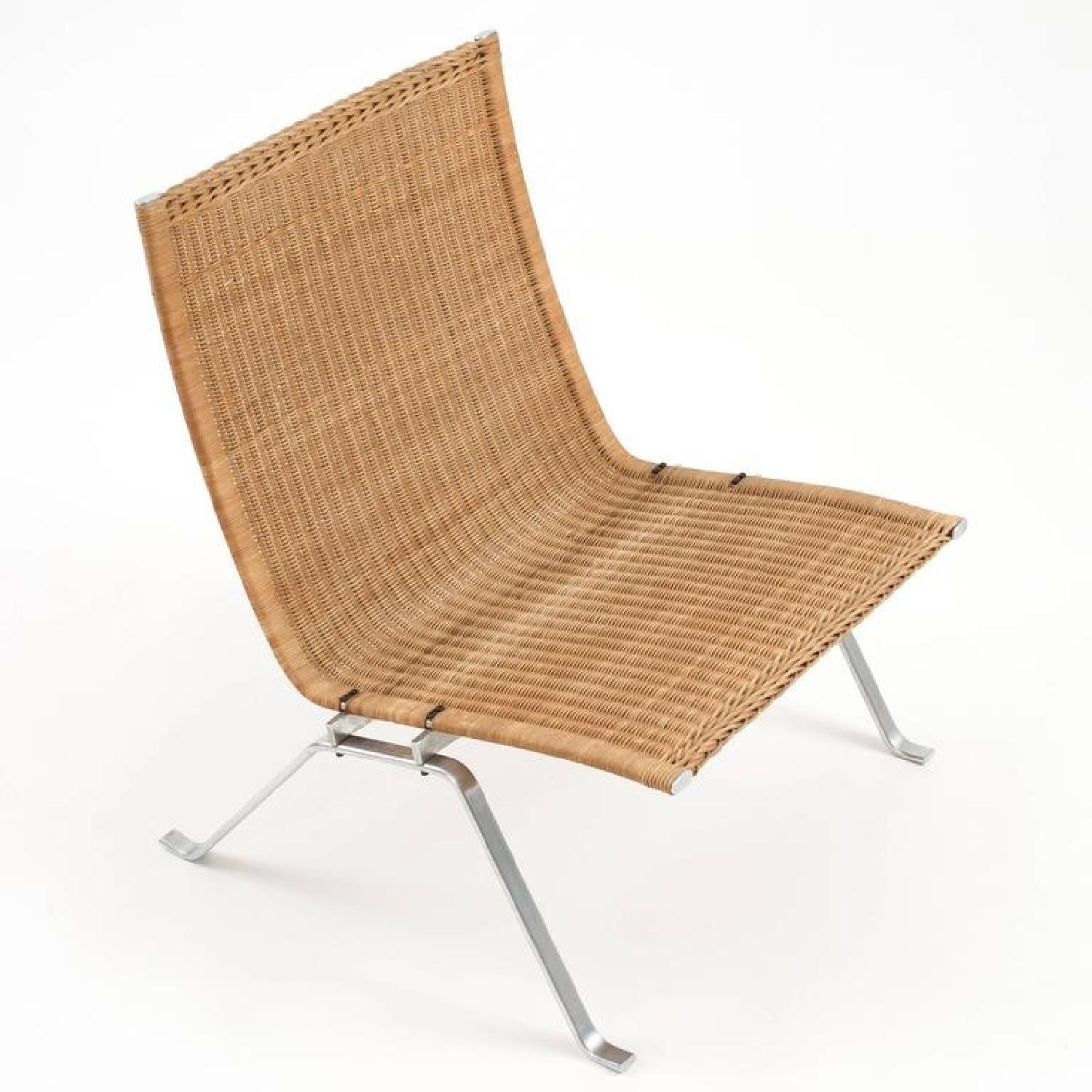 Poul Kjaerholm PK22 Lounge Chair in Wicker - image-0