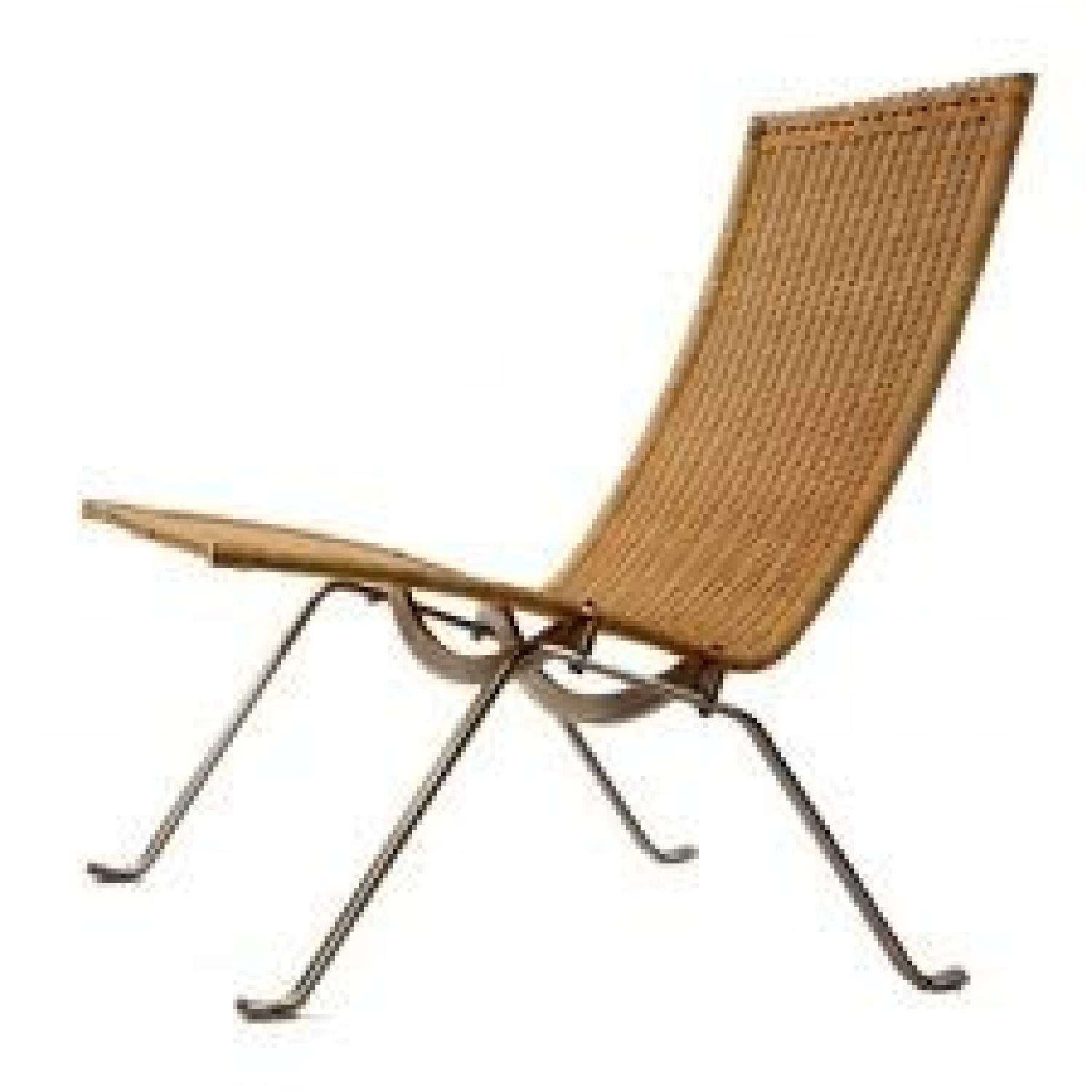Poul Kjaerholm PK22 Lounge Chair in Wicker - image-2