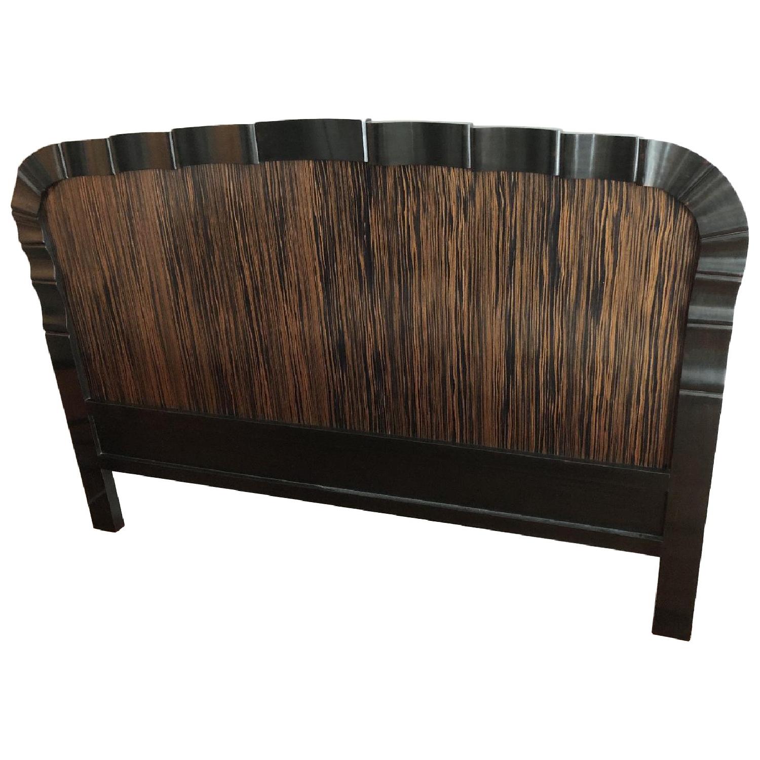 FreeStanding Macassar Wood Headboard AptDeco