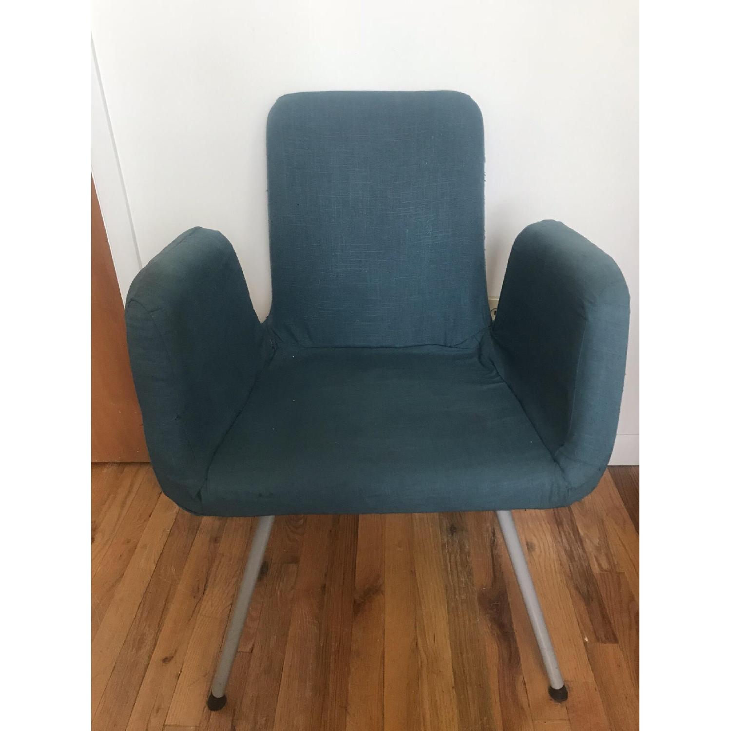 Ikea Patrik Teal Chair AptDeco