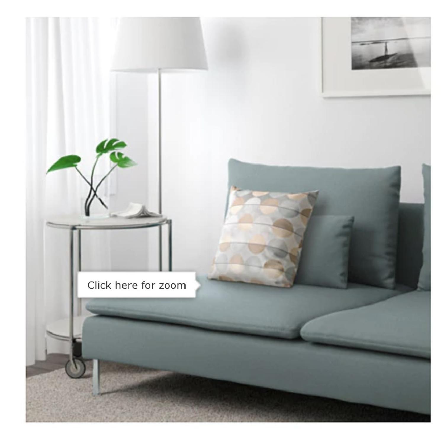 Ikea Soderhamn Sofa In Turquoise Aptdeco