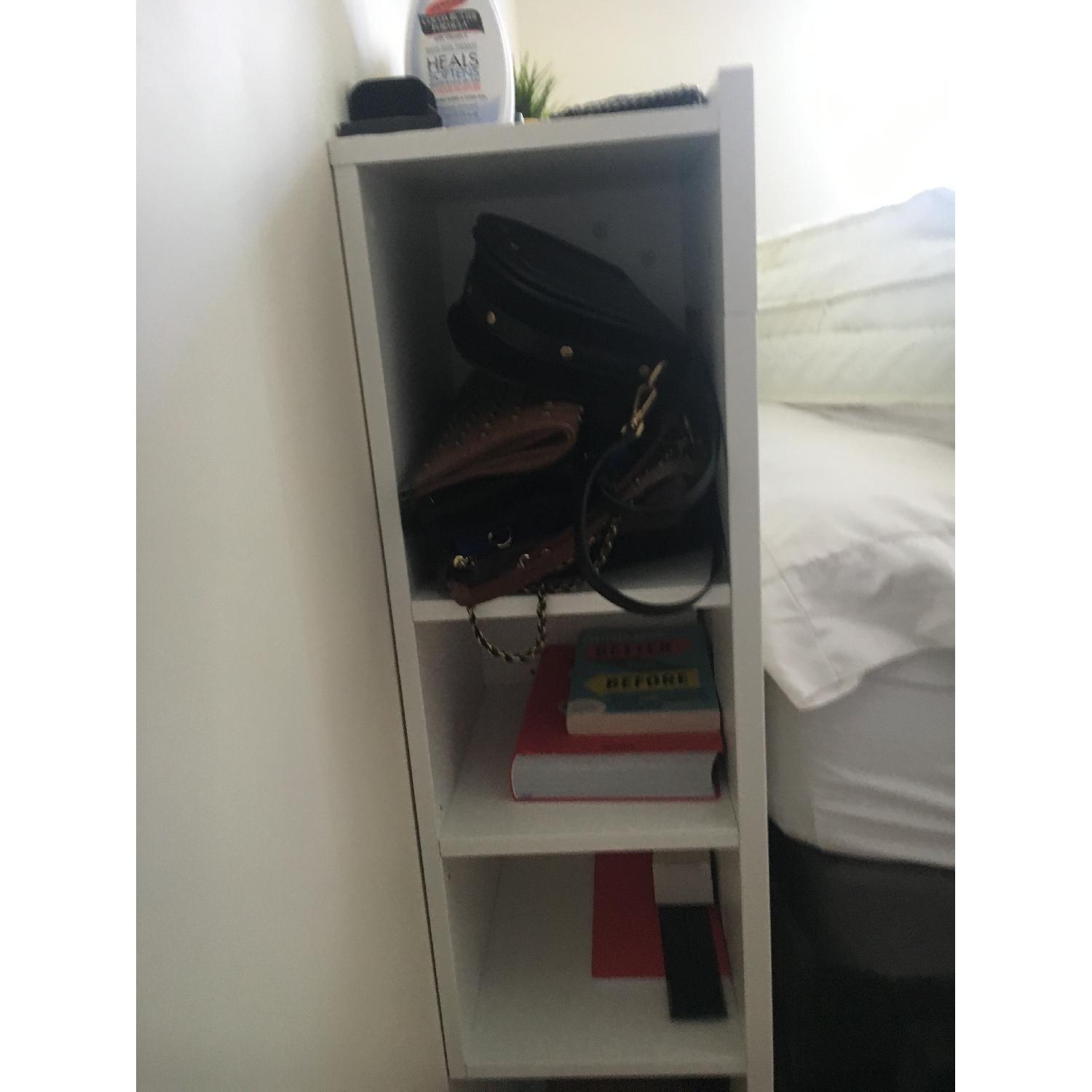 Ikea Brimnes White Headboard w/ Storage - image-1