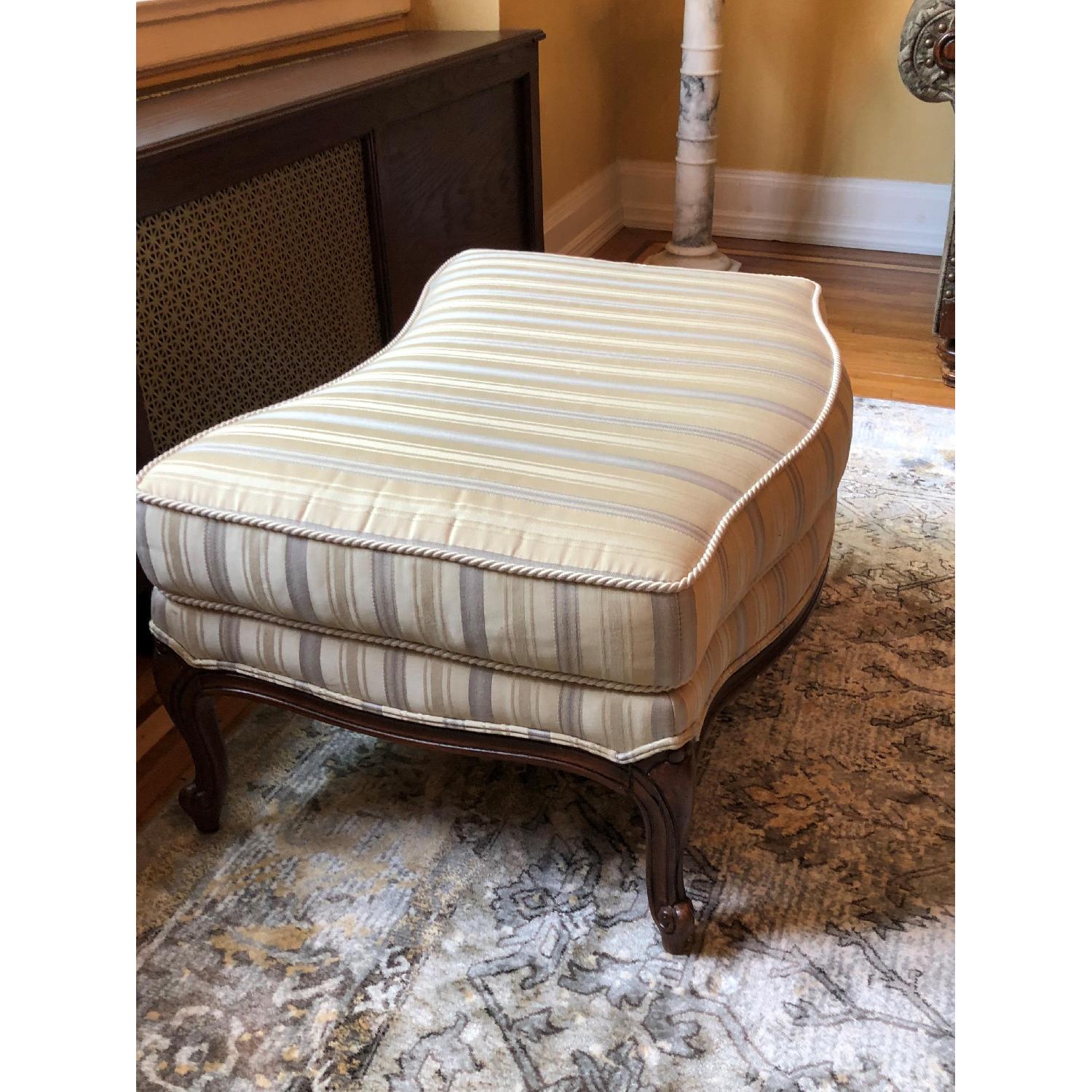 Ethan Allen Chair & Ottoman - image-4