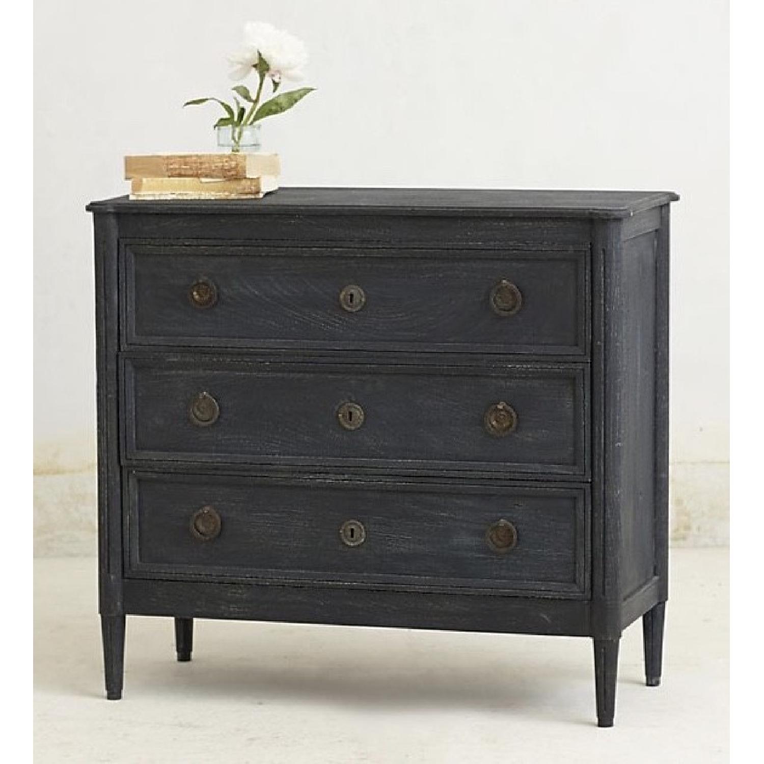 Anthropologie Washed Wood Three-Drawer Dresser - image-1