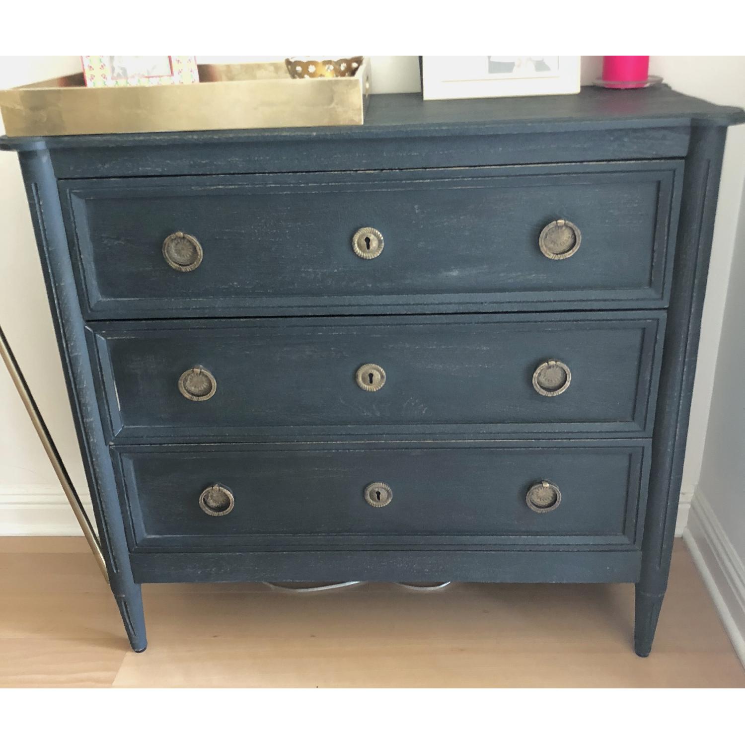 Anthropologie Washed Wood Three-Drawer Dresser - image-0