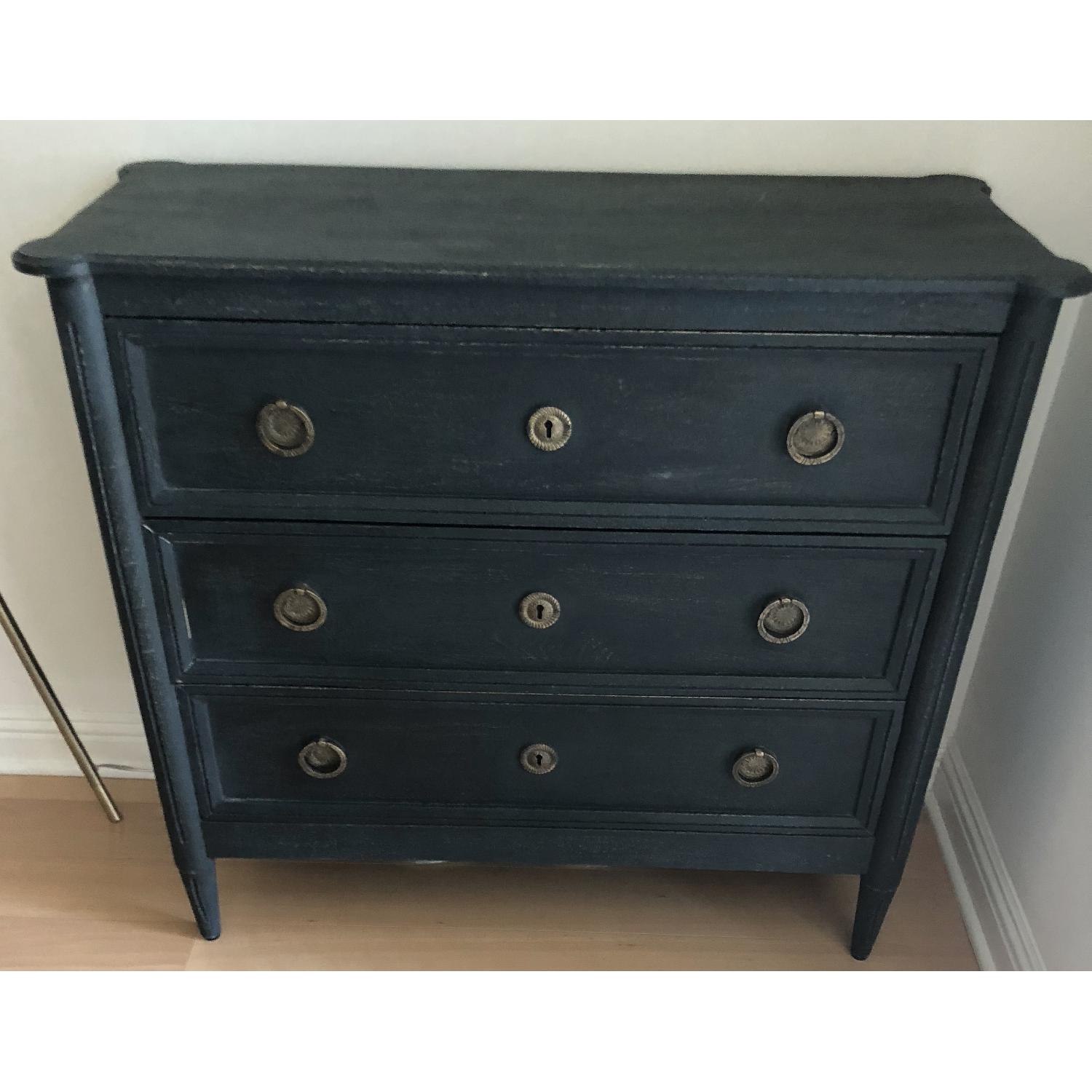 Anthropologie Washed Wood Three-Drawer Dresser - image-3