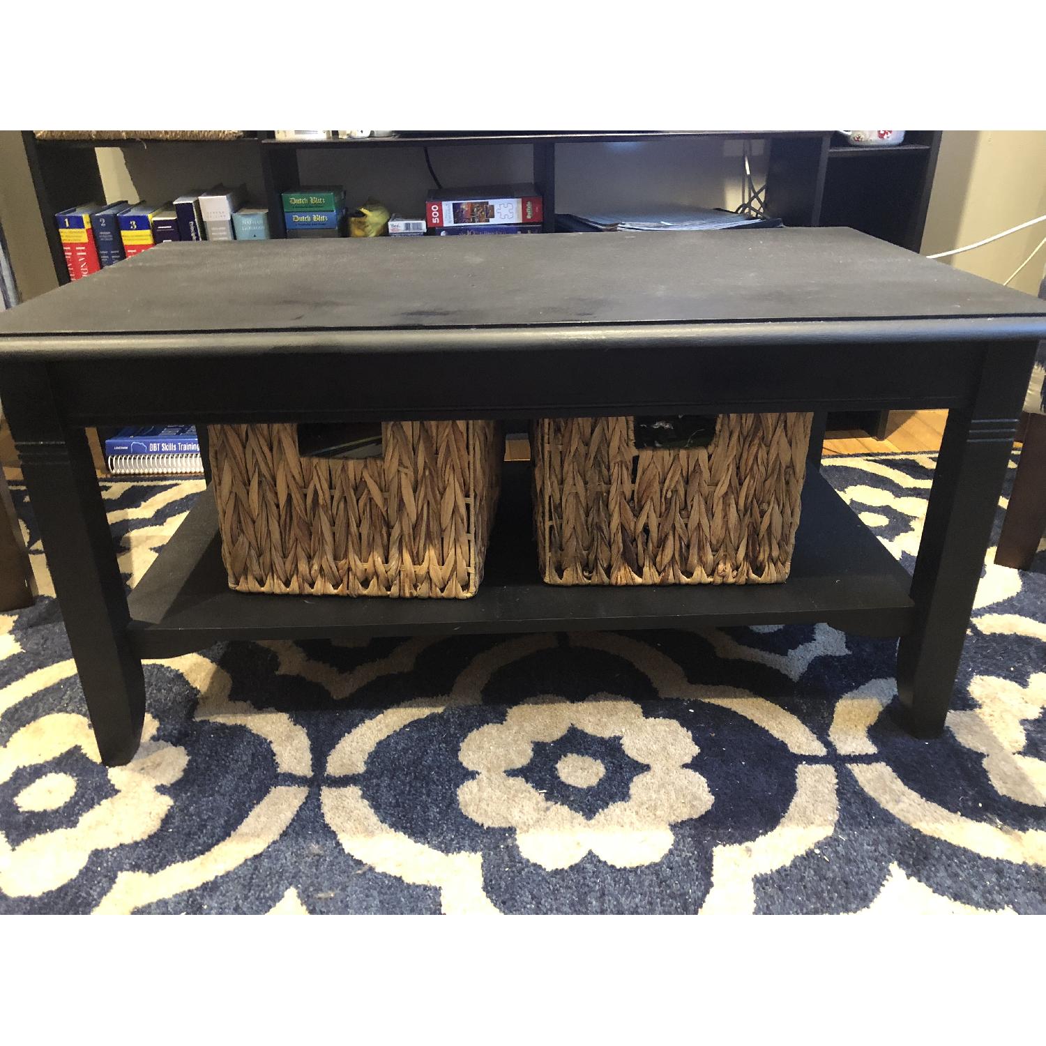 Target Parsons Black Coffee Table - image-1