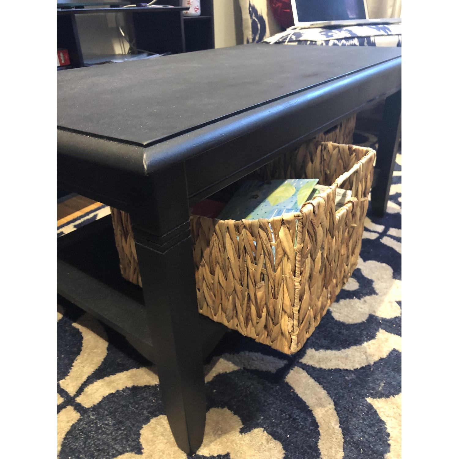 Target Parsons Black Coffee Table - image-2