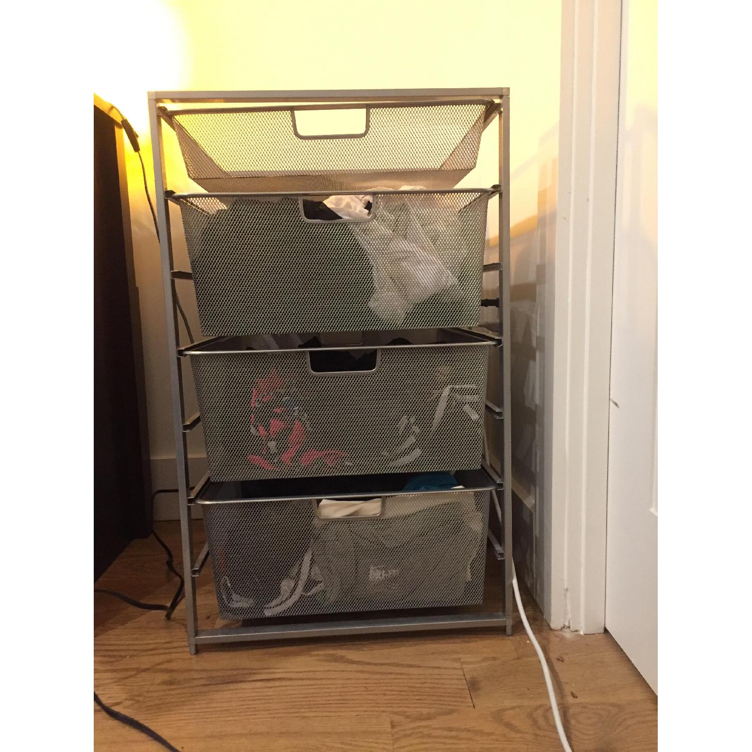 Container Store Elfa Mesh Stacked Drawers - image-2