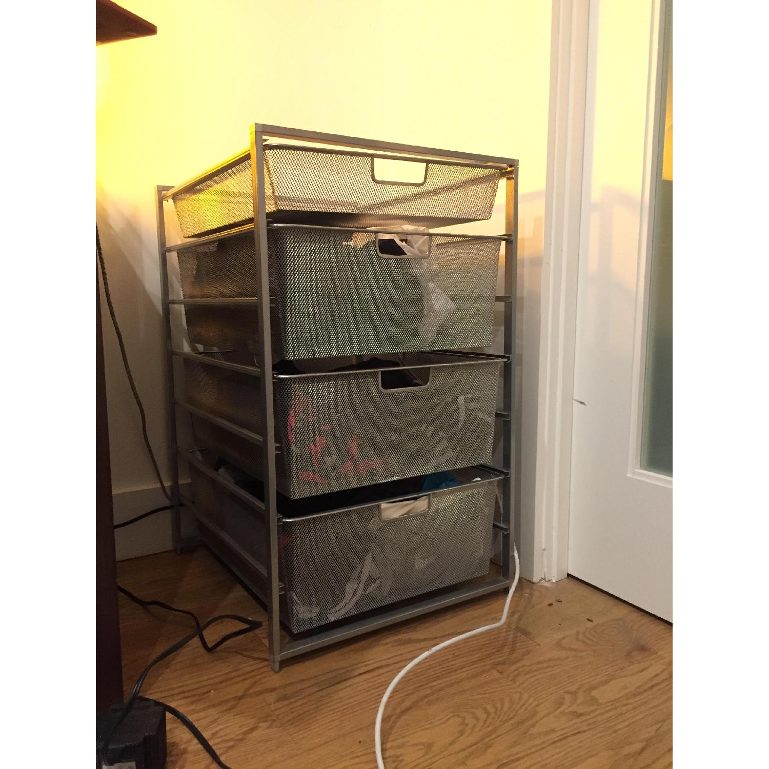 Container Store Elfa Mesh Stacked Drawers - image-3