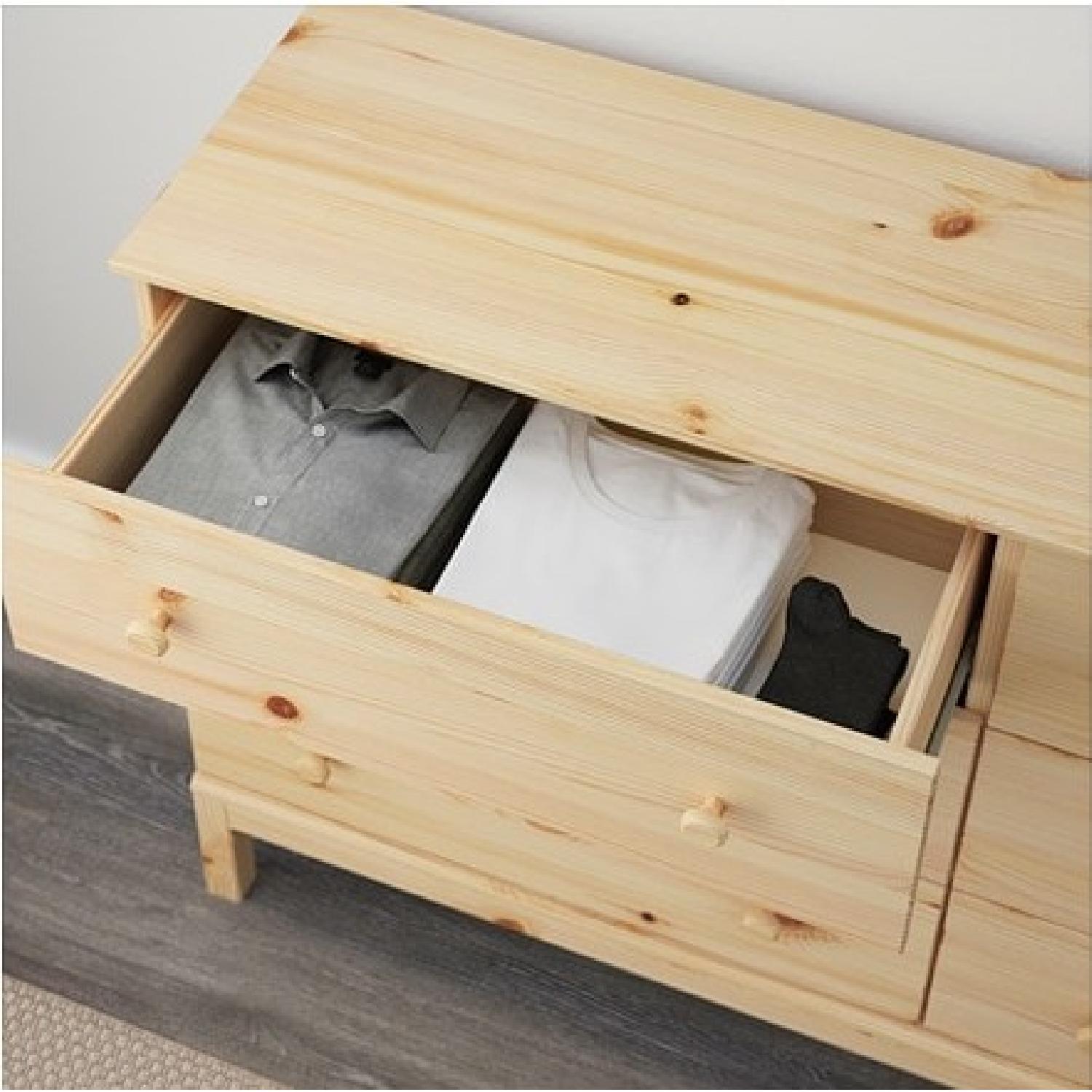Ikea Tarva White 6 Drawer Dresser - image-1