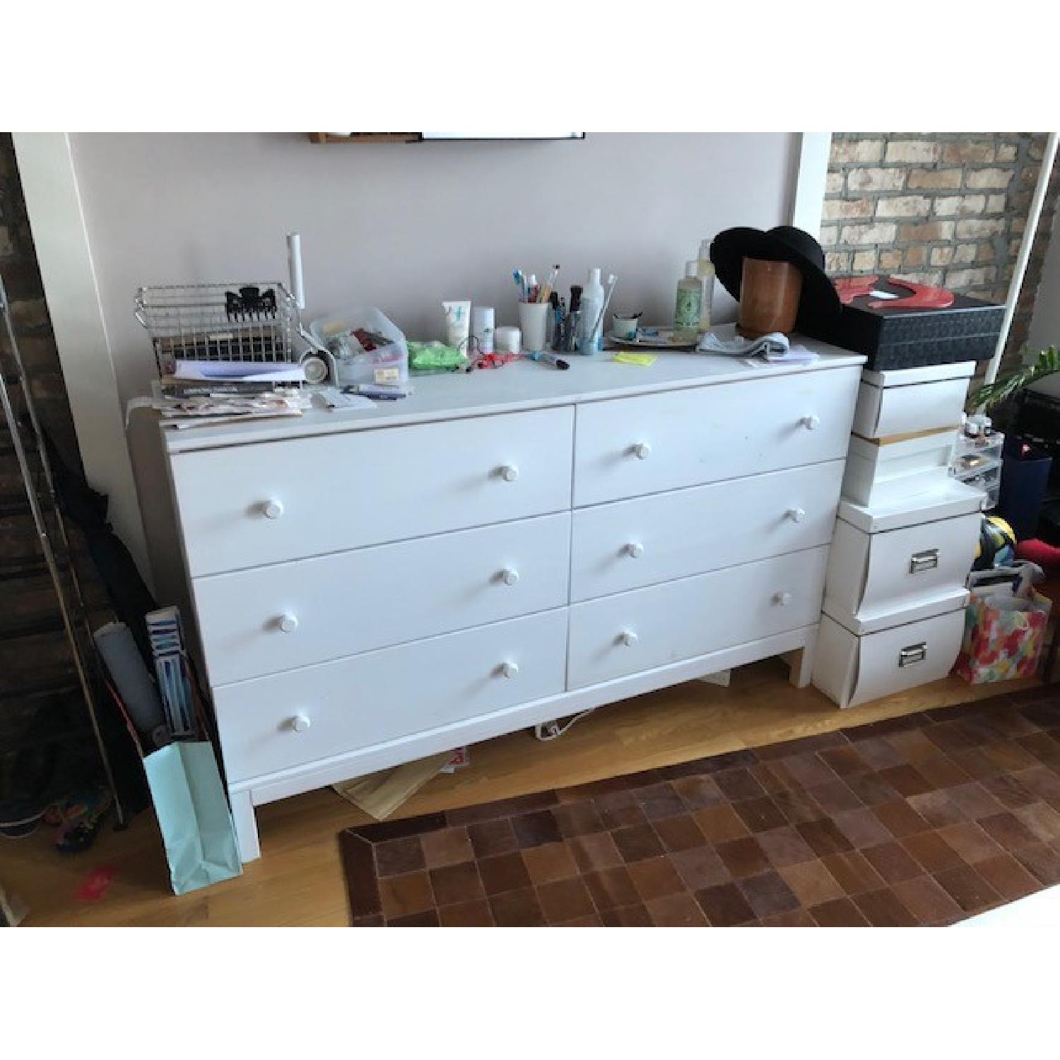 Ikea Tarva White 6 Drawer Dresser - image-3