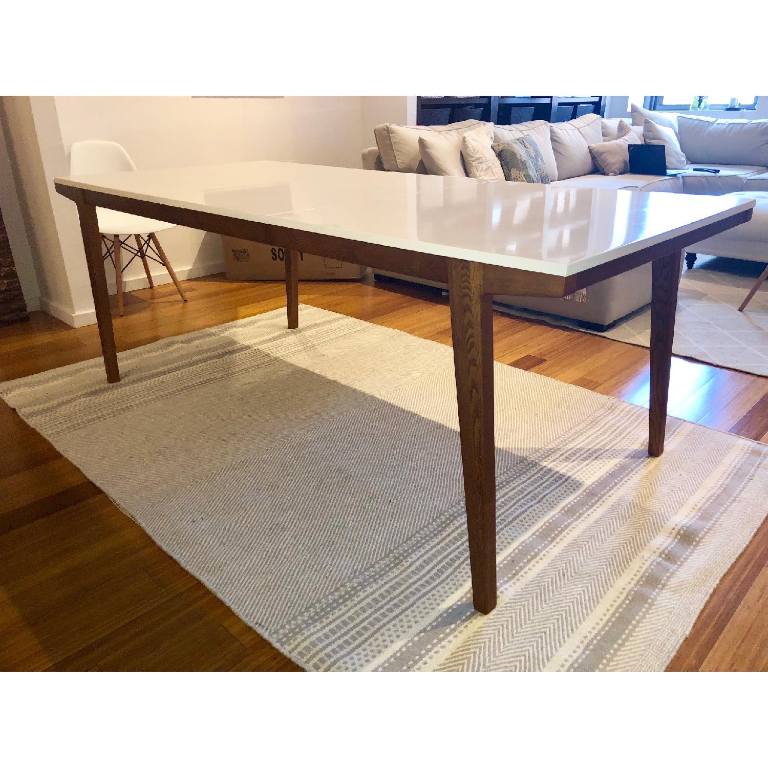 West Elm Modern Expandable Dining Table - image-3
