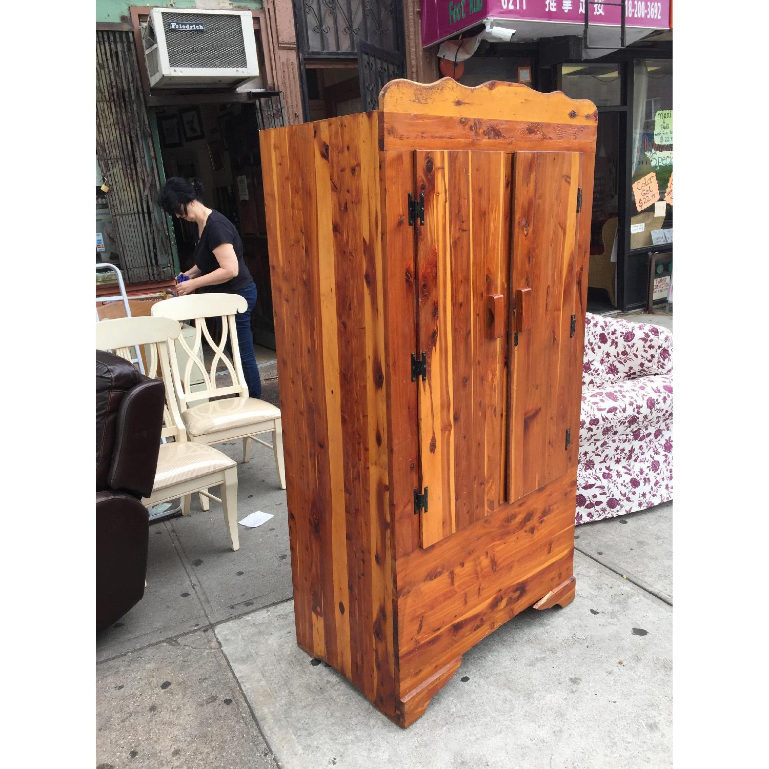 Antique 1940s Cedar Closet - image-4