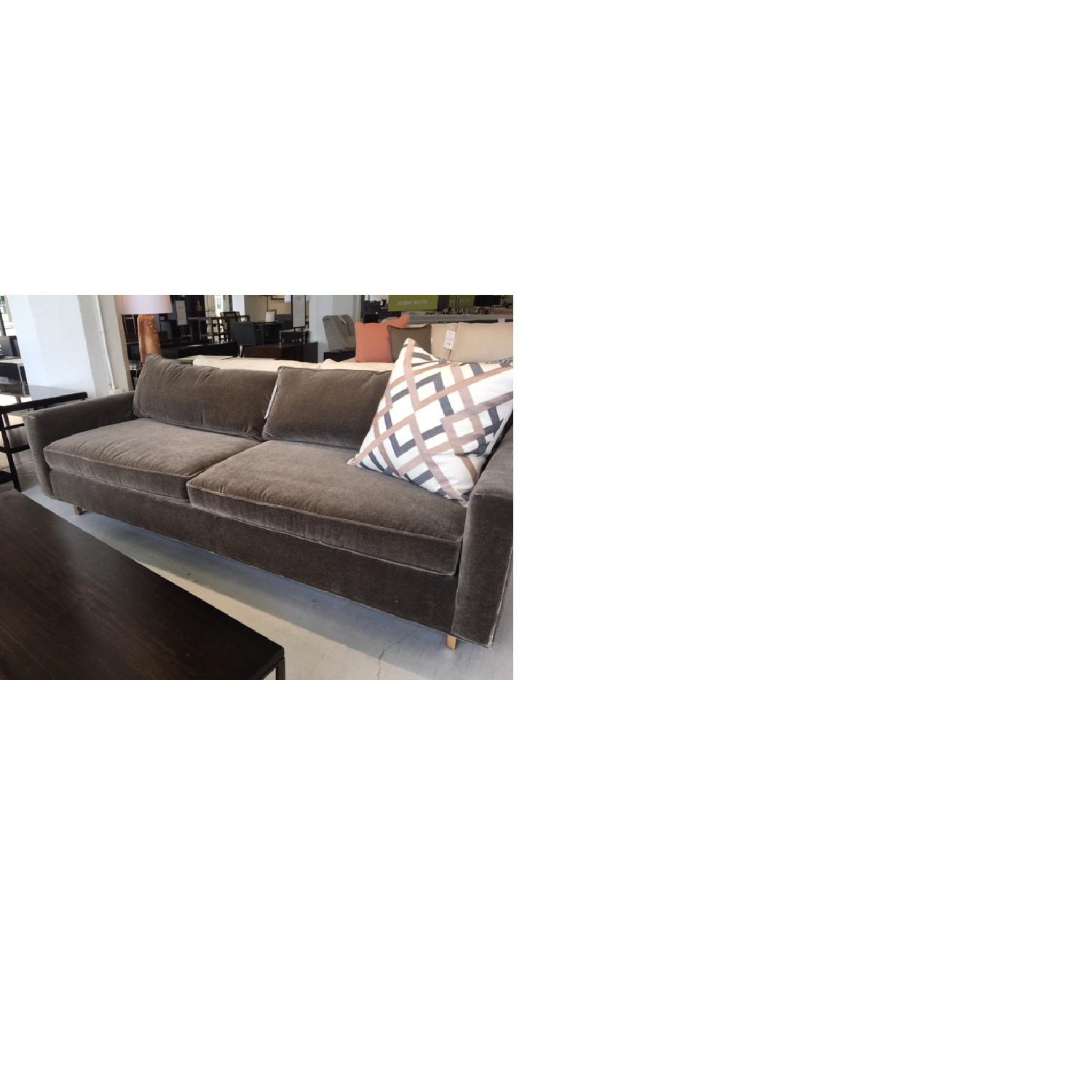 Mitchell Gold + Bob Williams Hunter Sofa in Mohair Steel - image-2