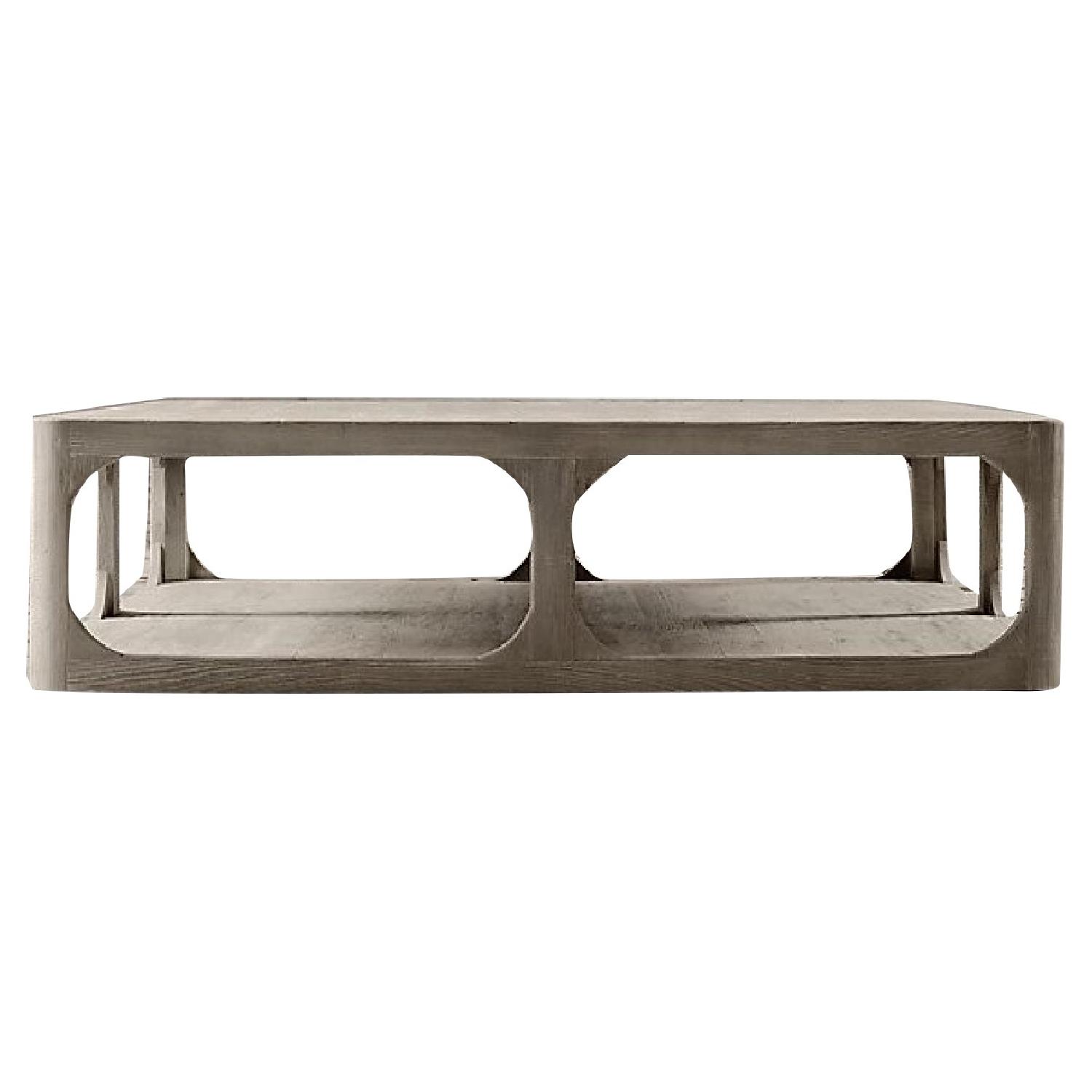 Restoration Hardware Martens Rectangular Coffee Table - image-0