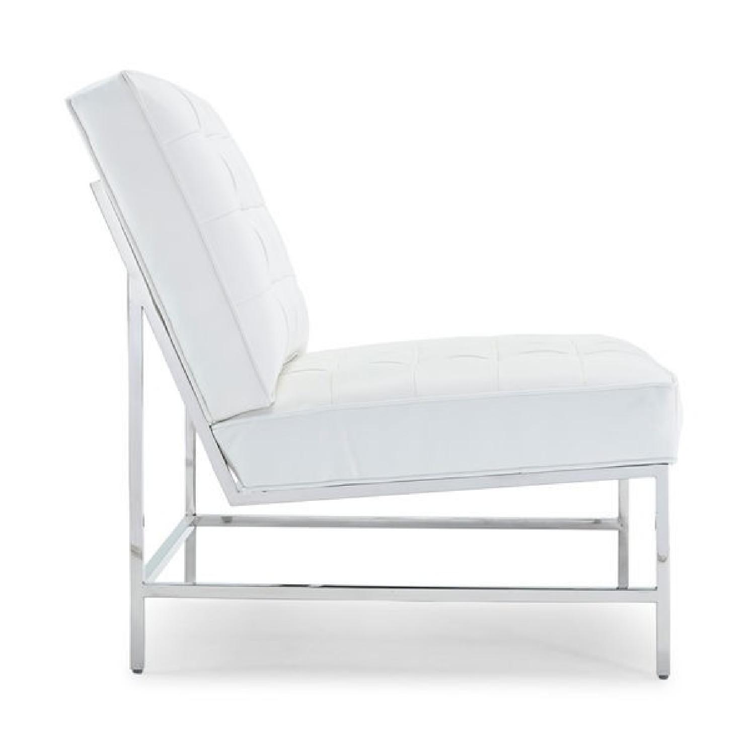 Mitchell Gold + Bob Williams Major Chair in Alloy White - image-2