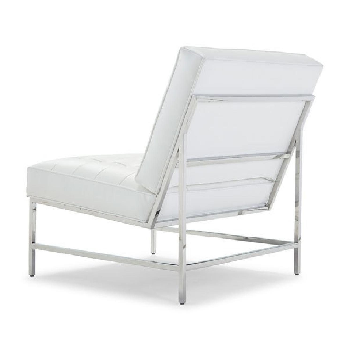 Mitchell Gold + Bob Williams Major Chair in Alloy White - image-3