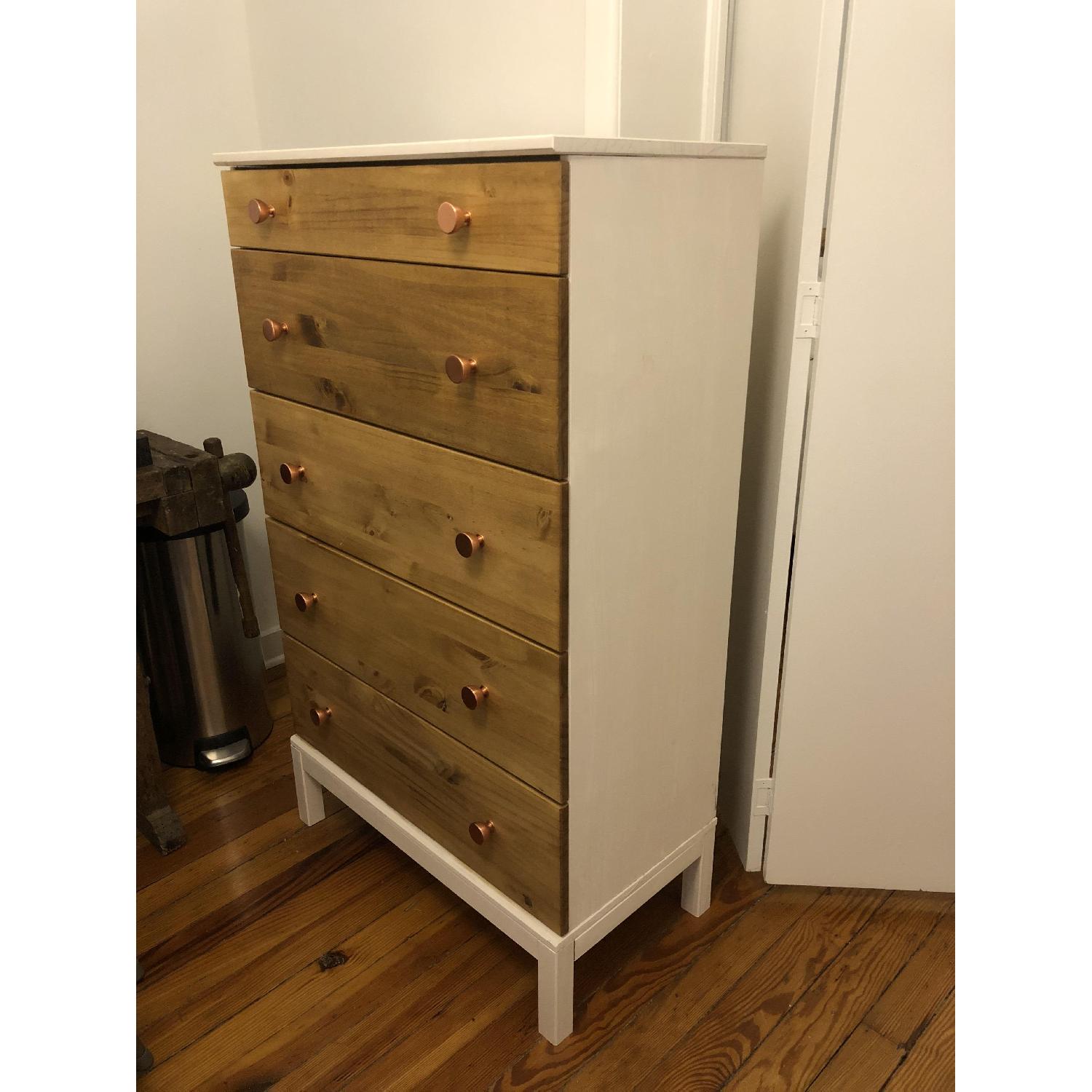 Ikea Tarva 5 Drawer Dresser - AptDeco