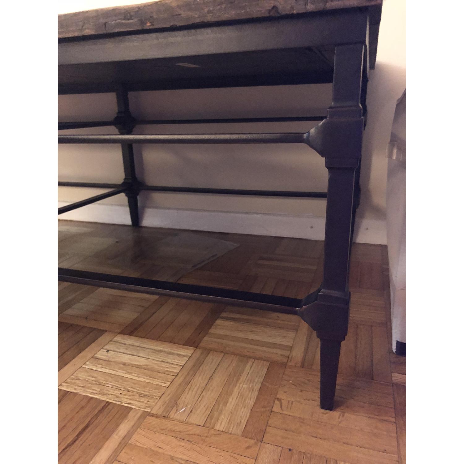 Pottery Barn Parquet Reclaimed Wood Coffee Table - image-2