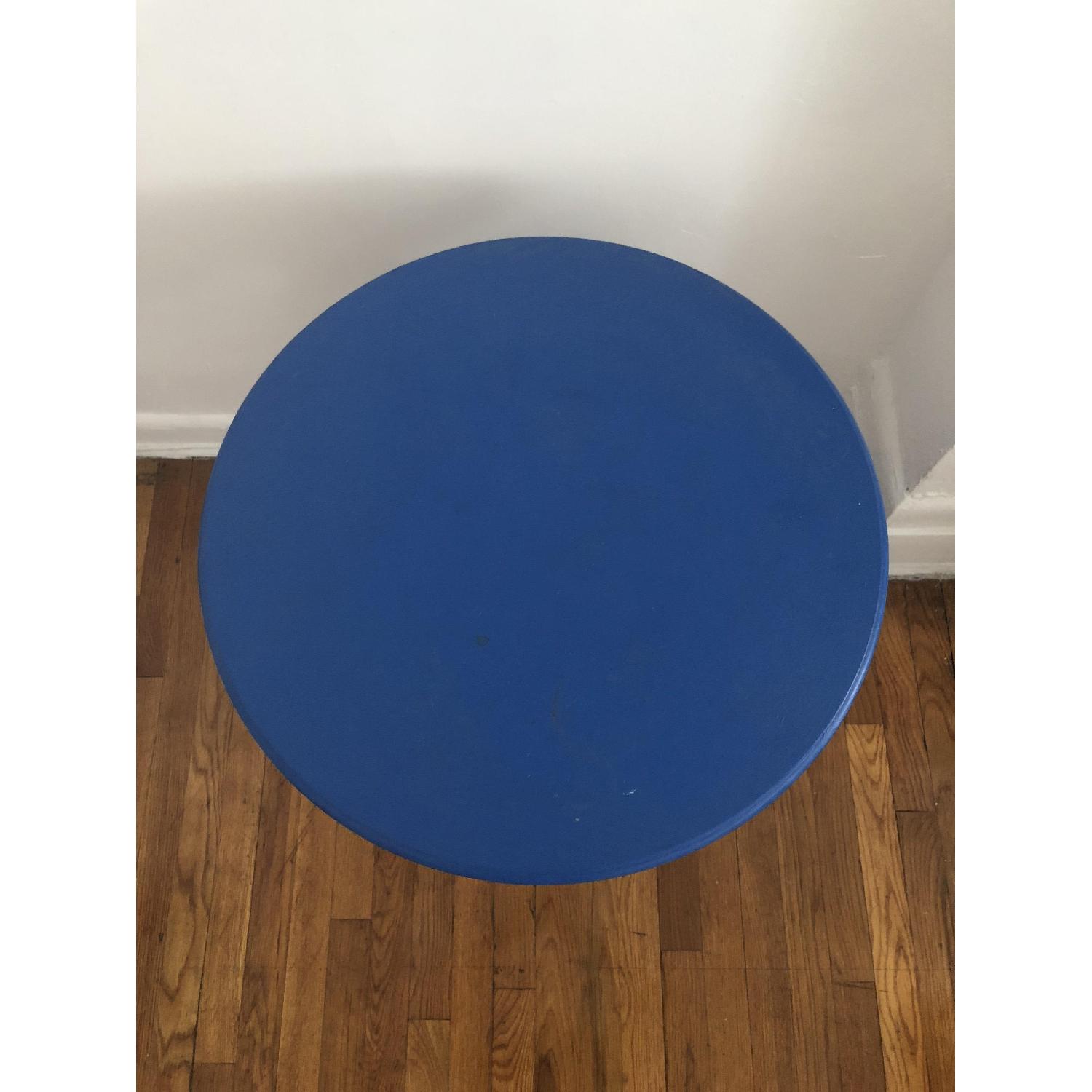 Royal Blue End Table AptDeco