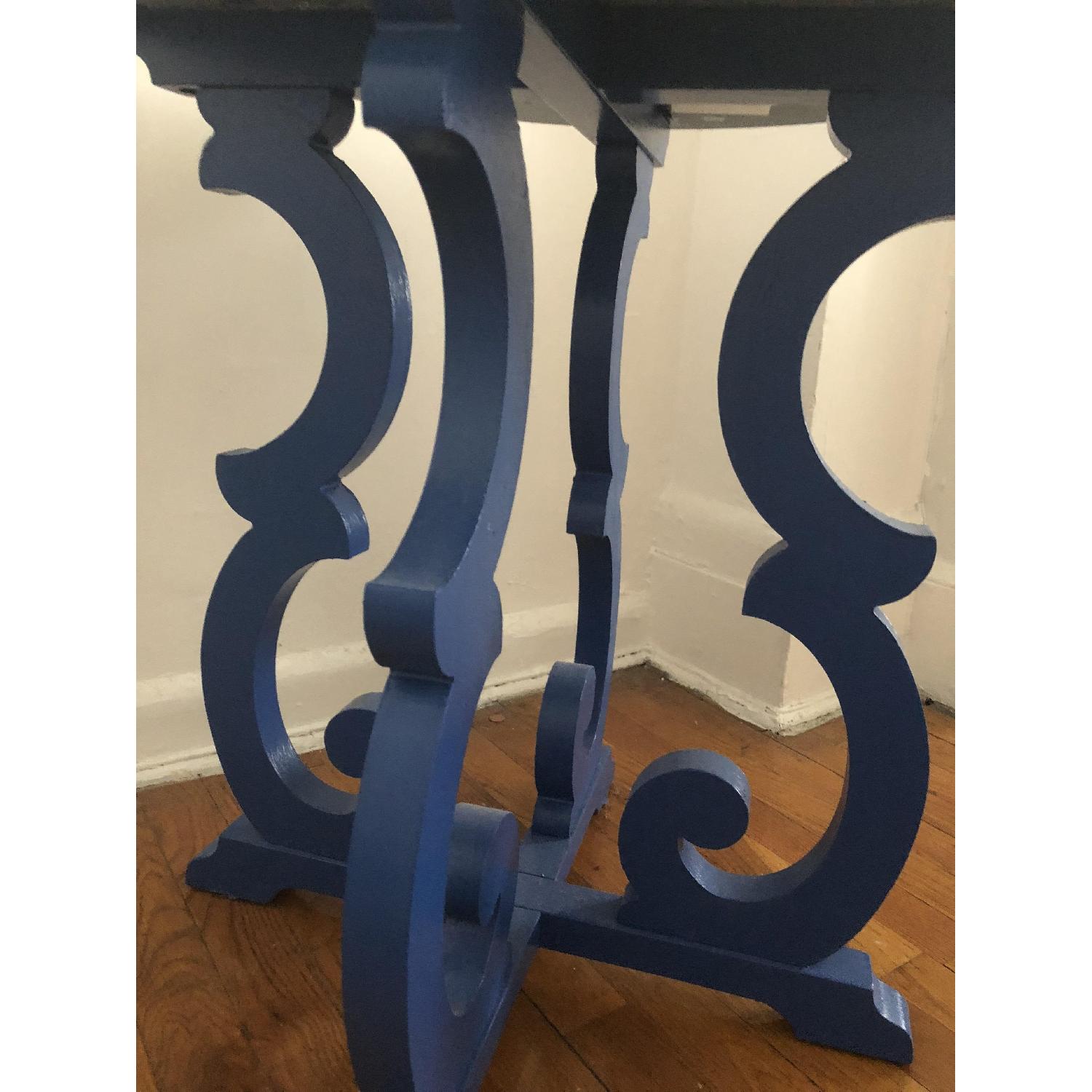 Royal Blue End Table - image-3