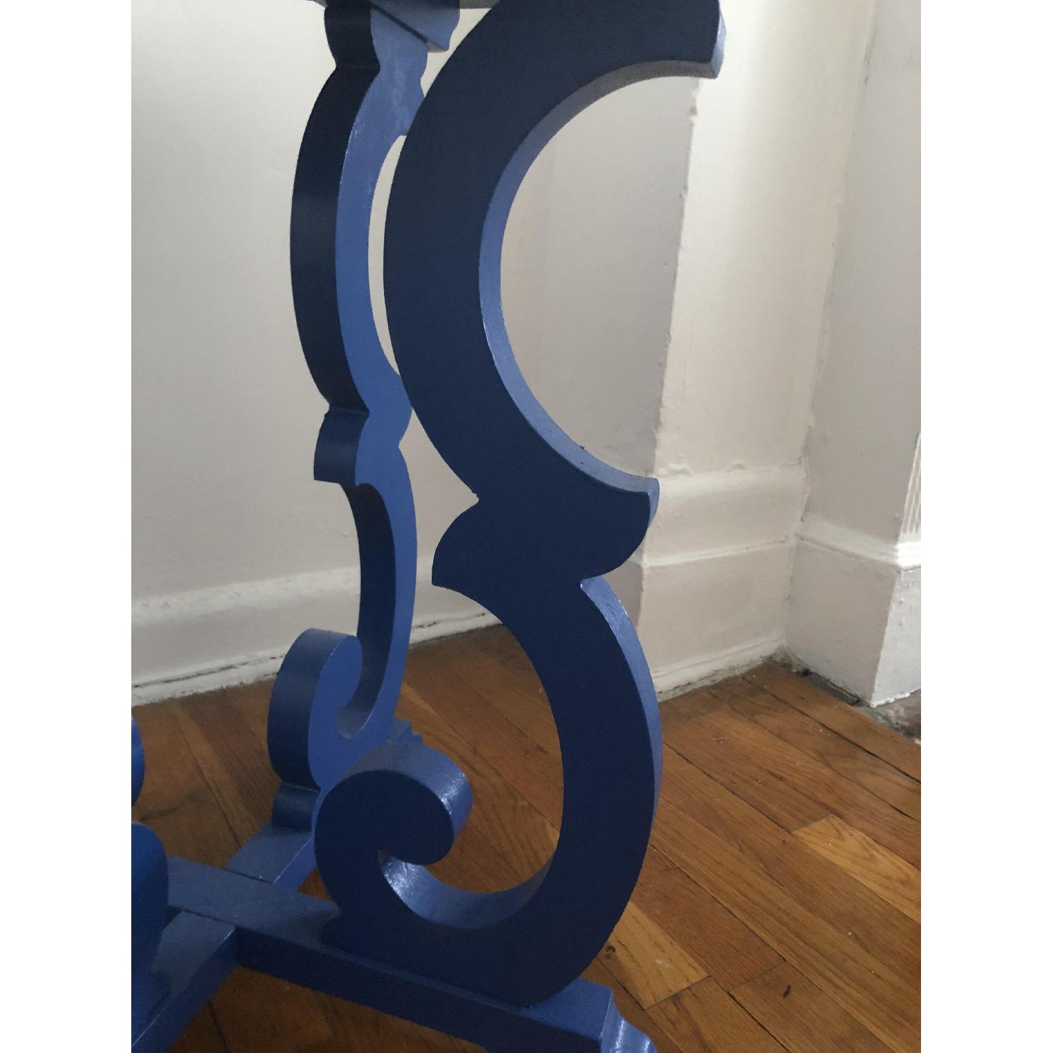 Royal Blue End Table - image-4