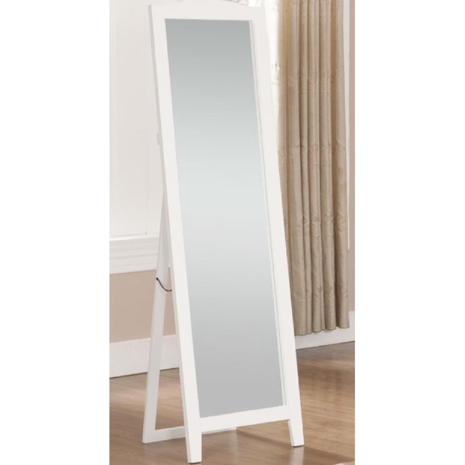 Andover Mills White Standing Mirror - image-2