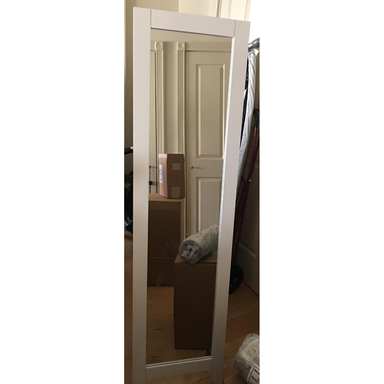 Andover Mills White Standing Mirror - image-3