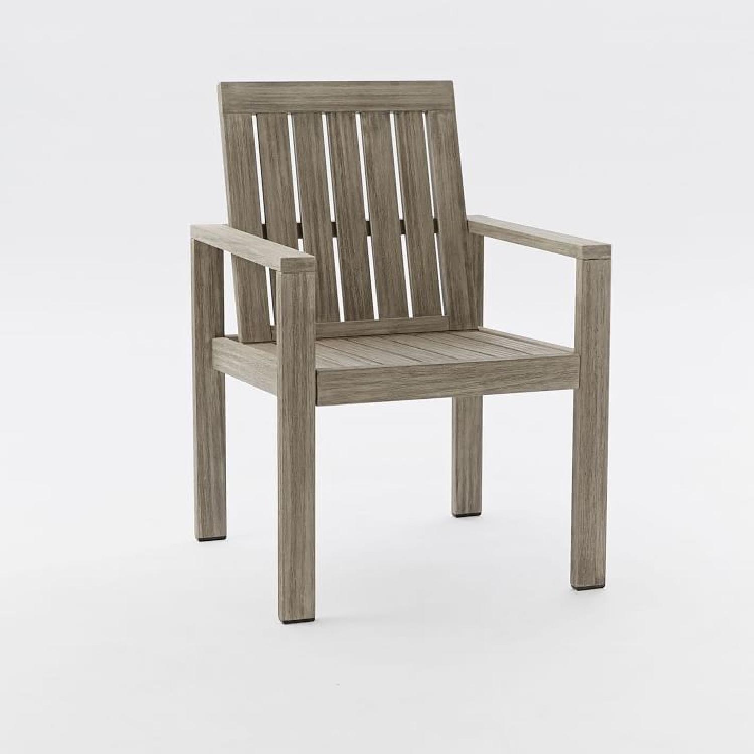 West Elm Portside Outdoor/Patio Table w/ 2 Chairs - image-5