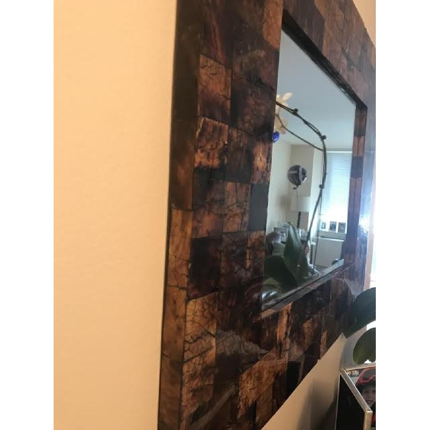 Pottery Barn Tortoise Shell Mirror - image-2