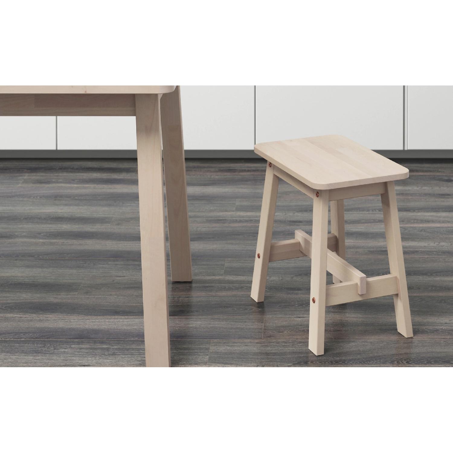 Ikea Norraker Table w/ 3 Stools - AptDeco