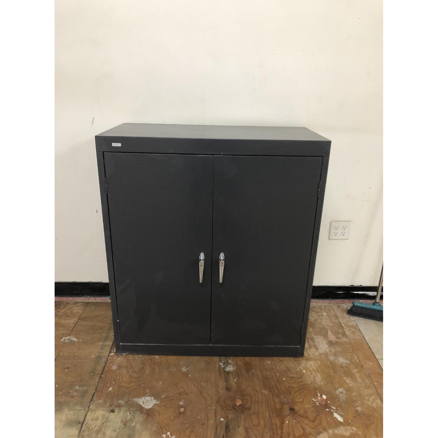 HON Office Locking 2-Shelf Storage Cabinet - image-2