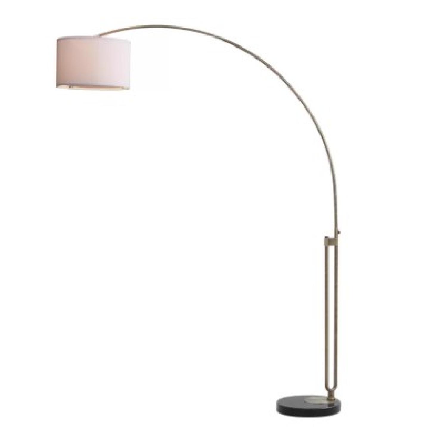 Wade Logan Phoebe Arched Floor Lamp - image-0