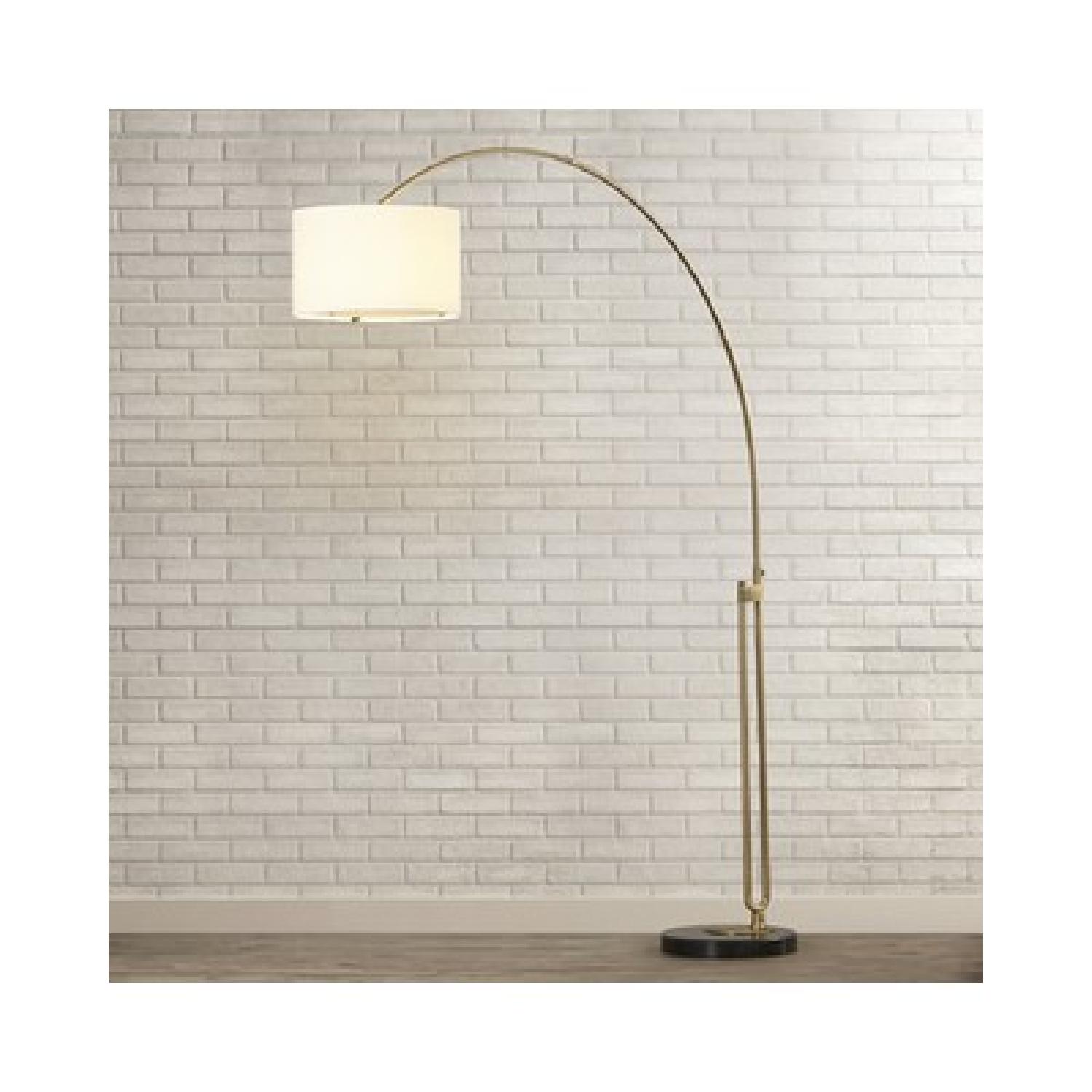 Wade Logan Phoebe Arched Floor Lamp - image-2