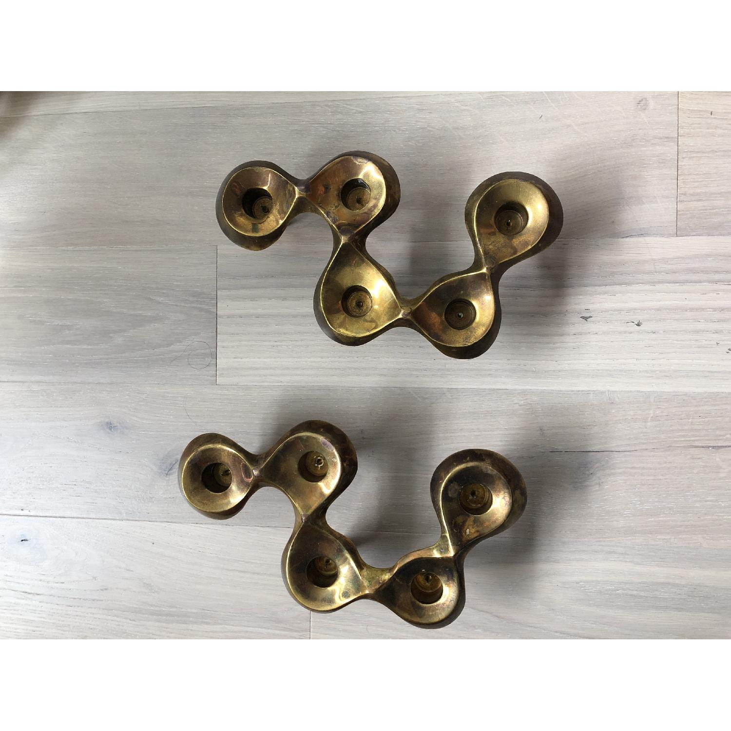 Jonathan Adler Brass 5 Candle Holder - image-2