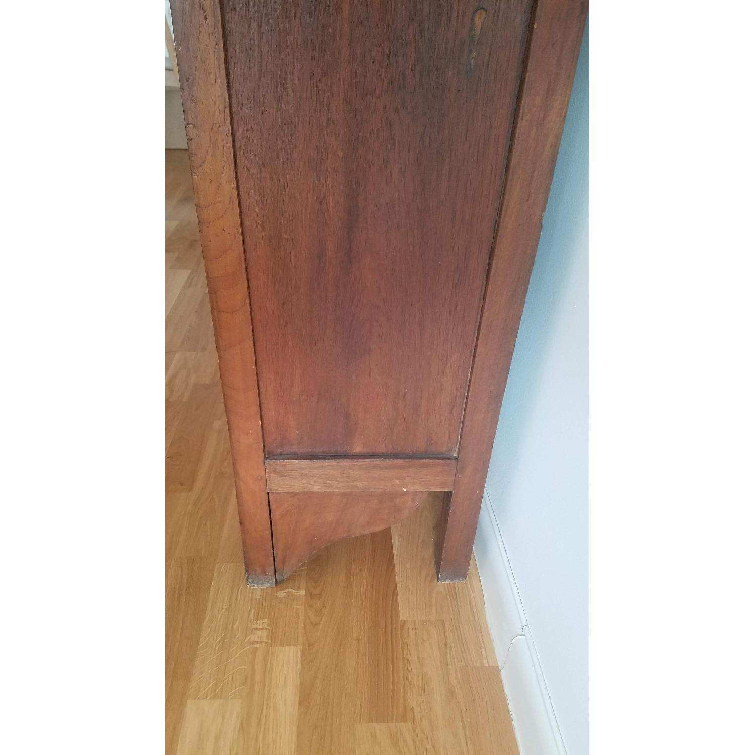 Antique Asian Glass Door Bookcase - image-5