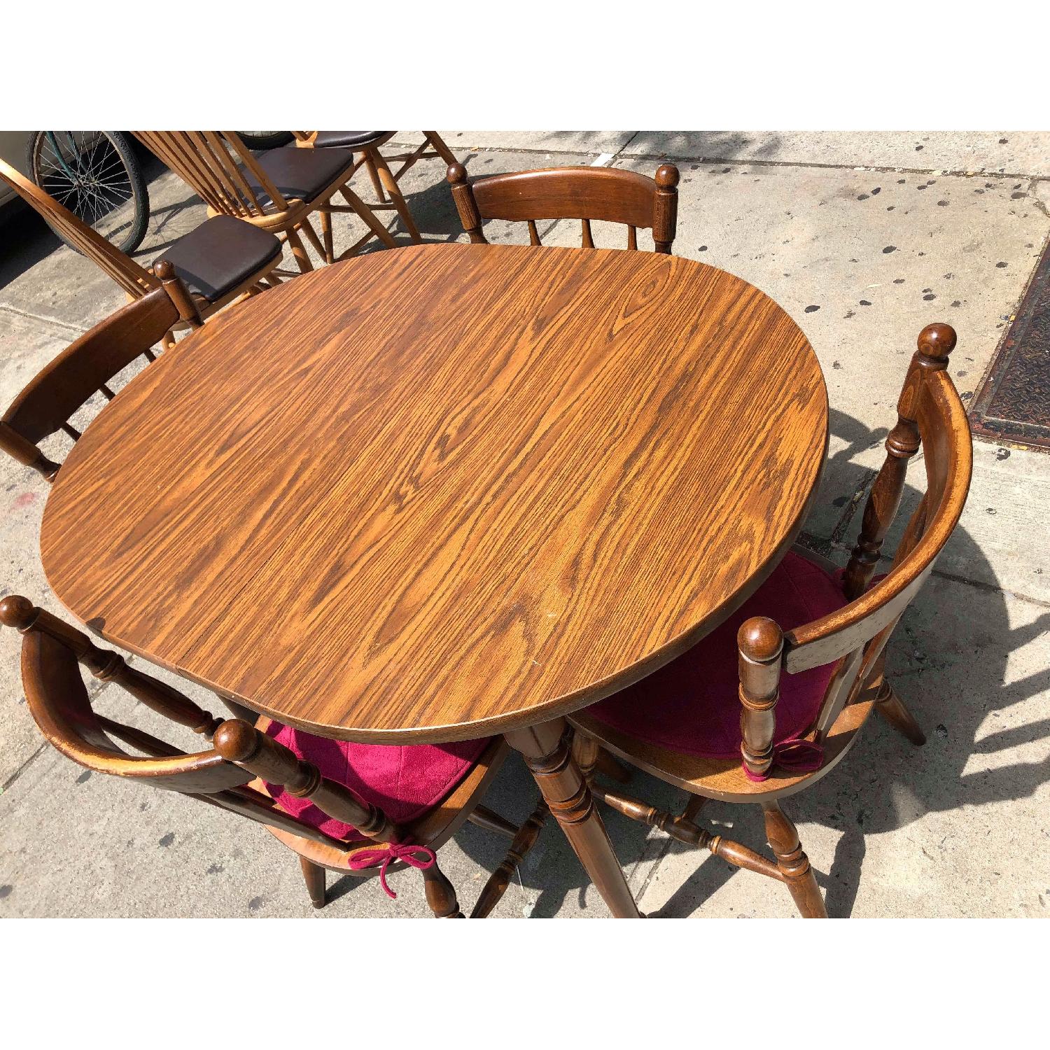Vintage 1980s Table w/ 4 Chairs - AptDeco